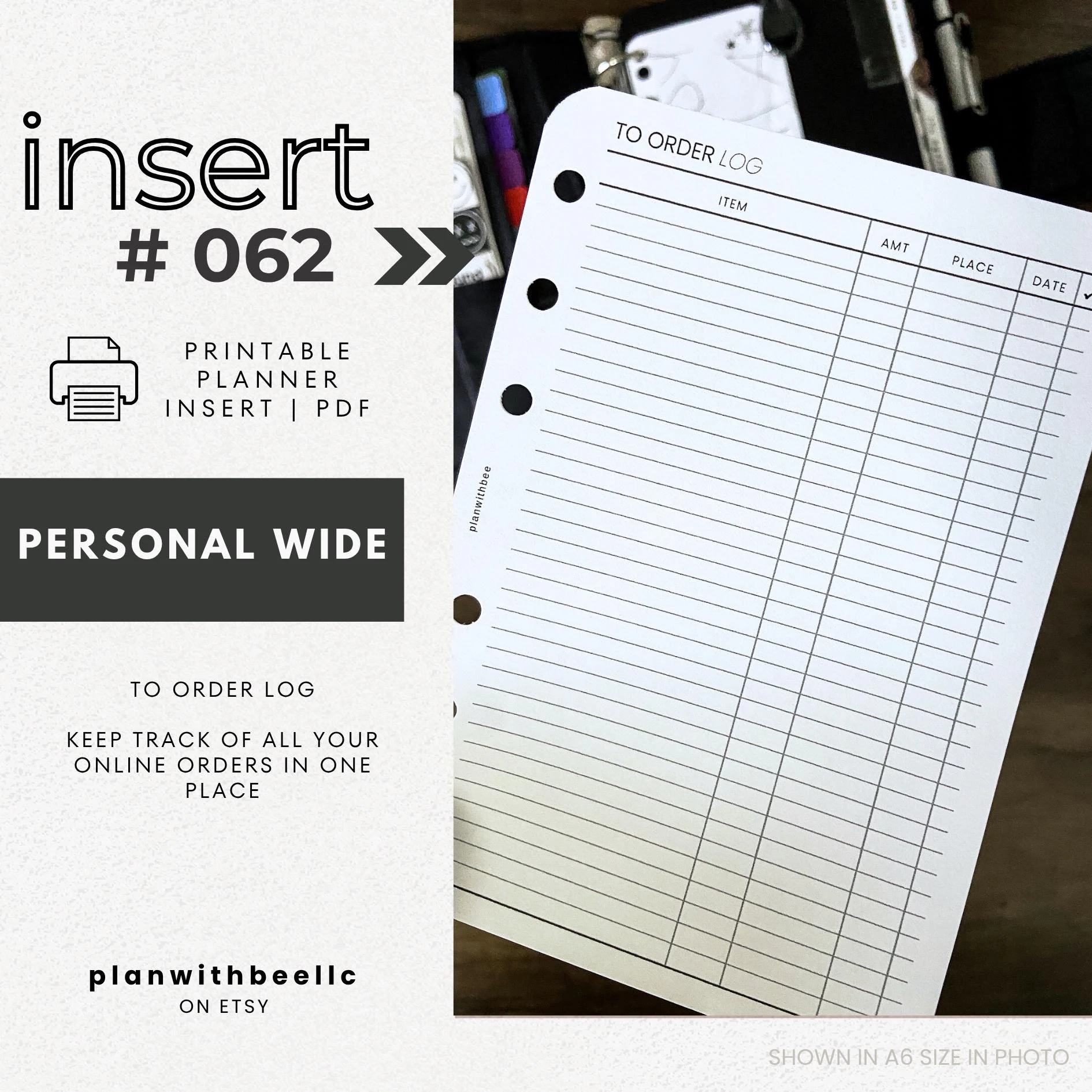 Paper Trail Planners Website