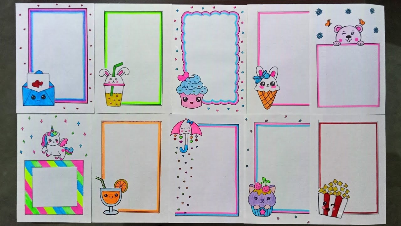 Cute Designs On Paper