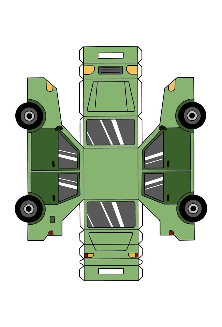 10 Free Paper Car Templates Printable PDF