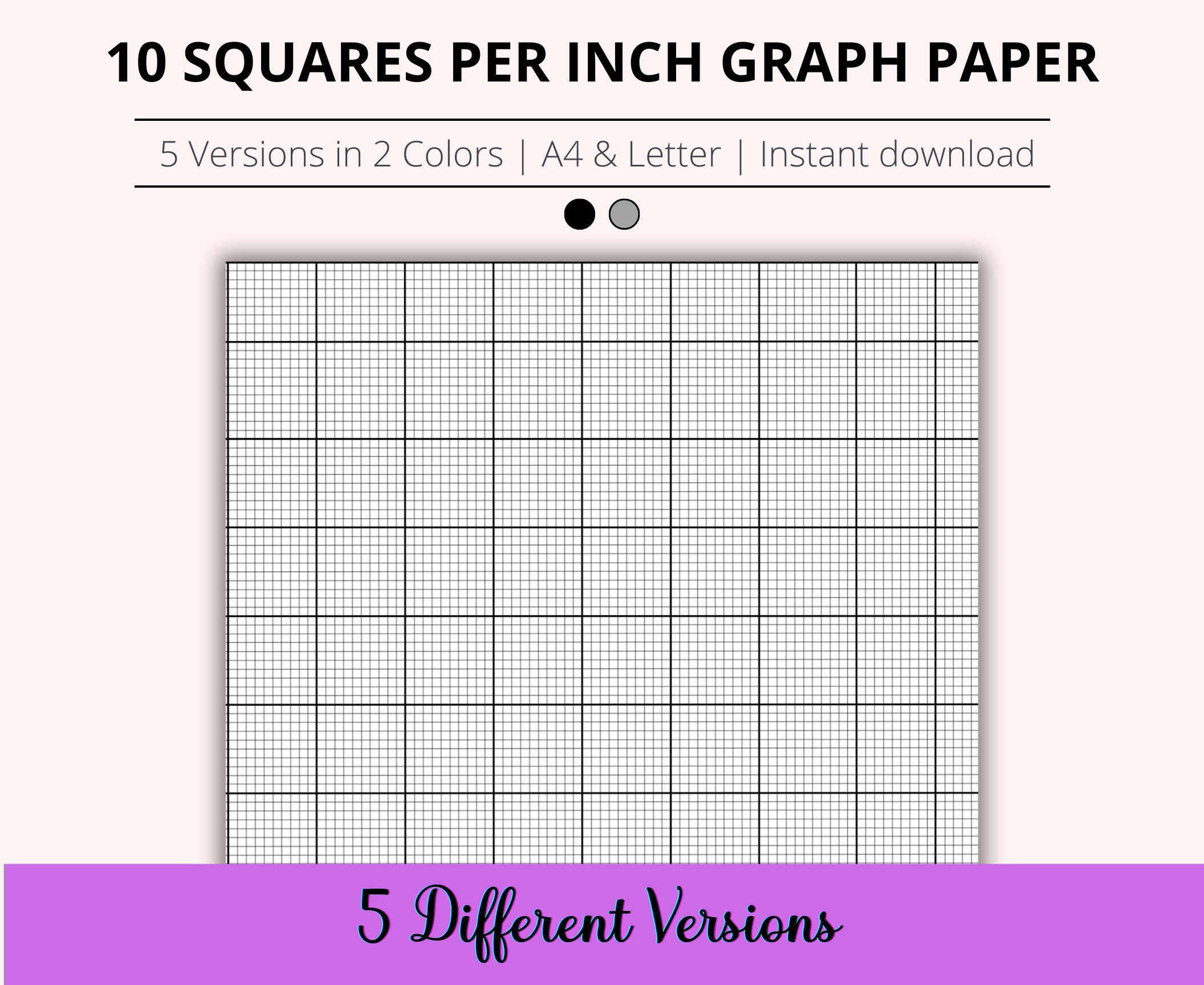 10x10 Graph Paper Printable