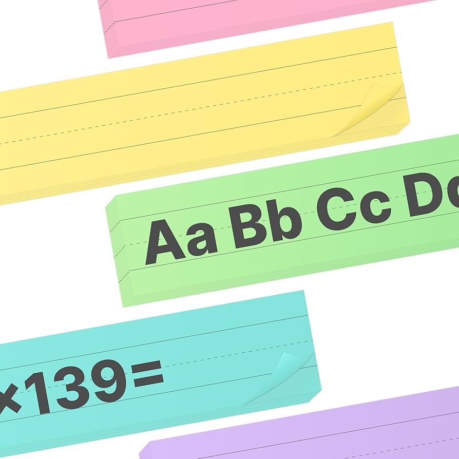 Lined Paper Bulletin Board Border
