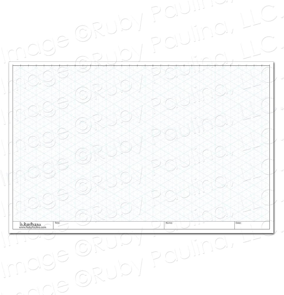 11x17 Loose Leaf Isometric Paper White 579180 Amazon in Home 