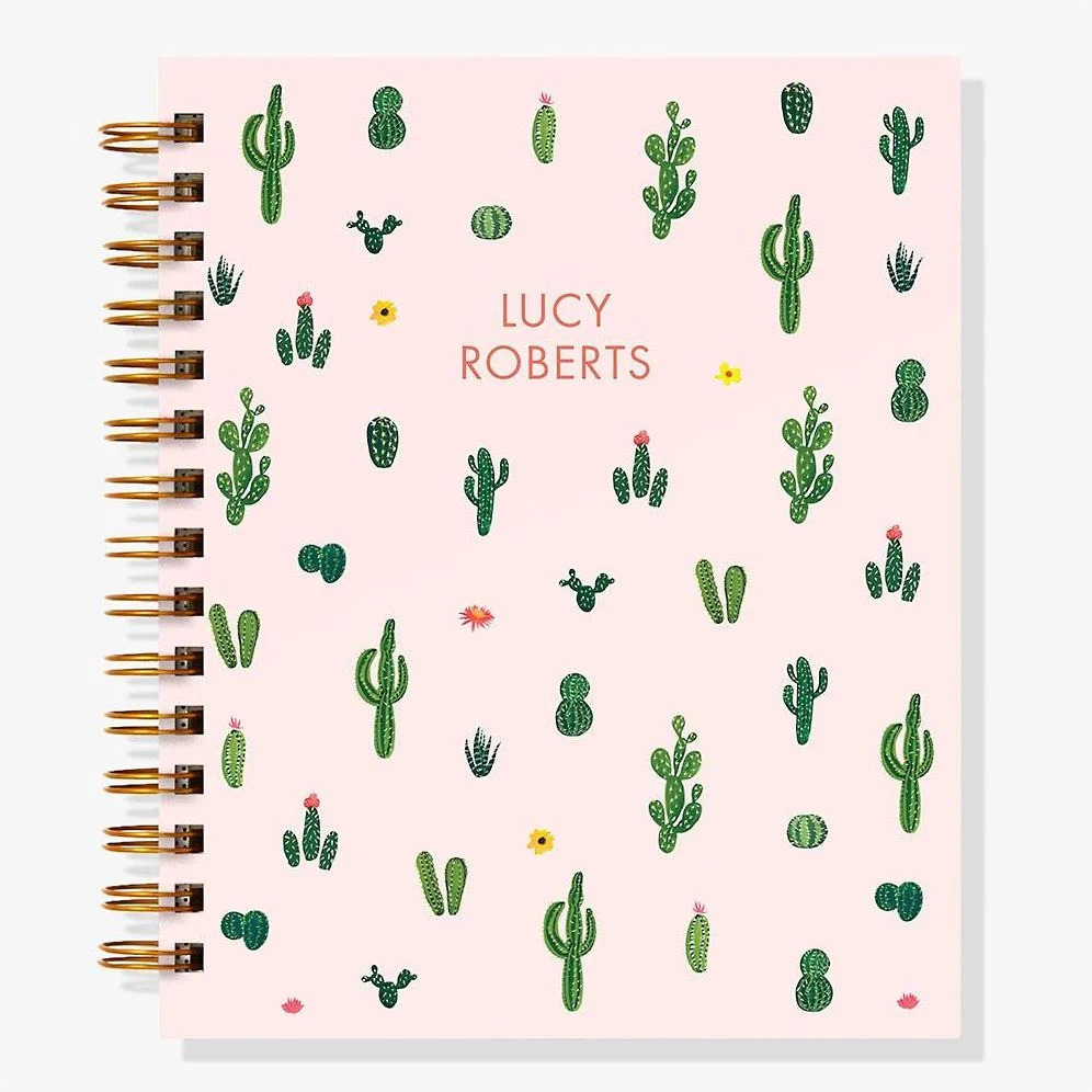 12 Month Cacti Custom Planner Paper Source