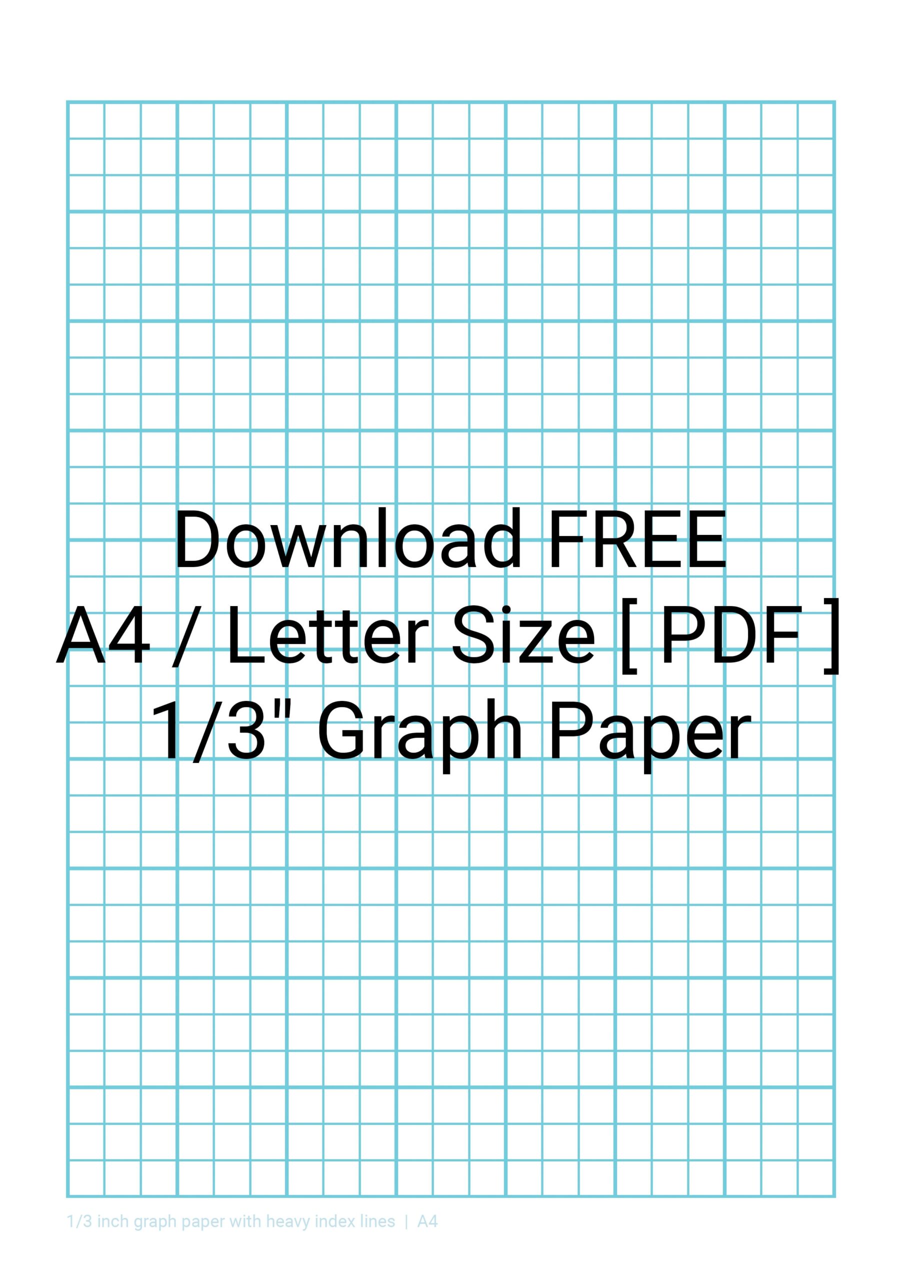 1 3 Graph Paper