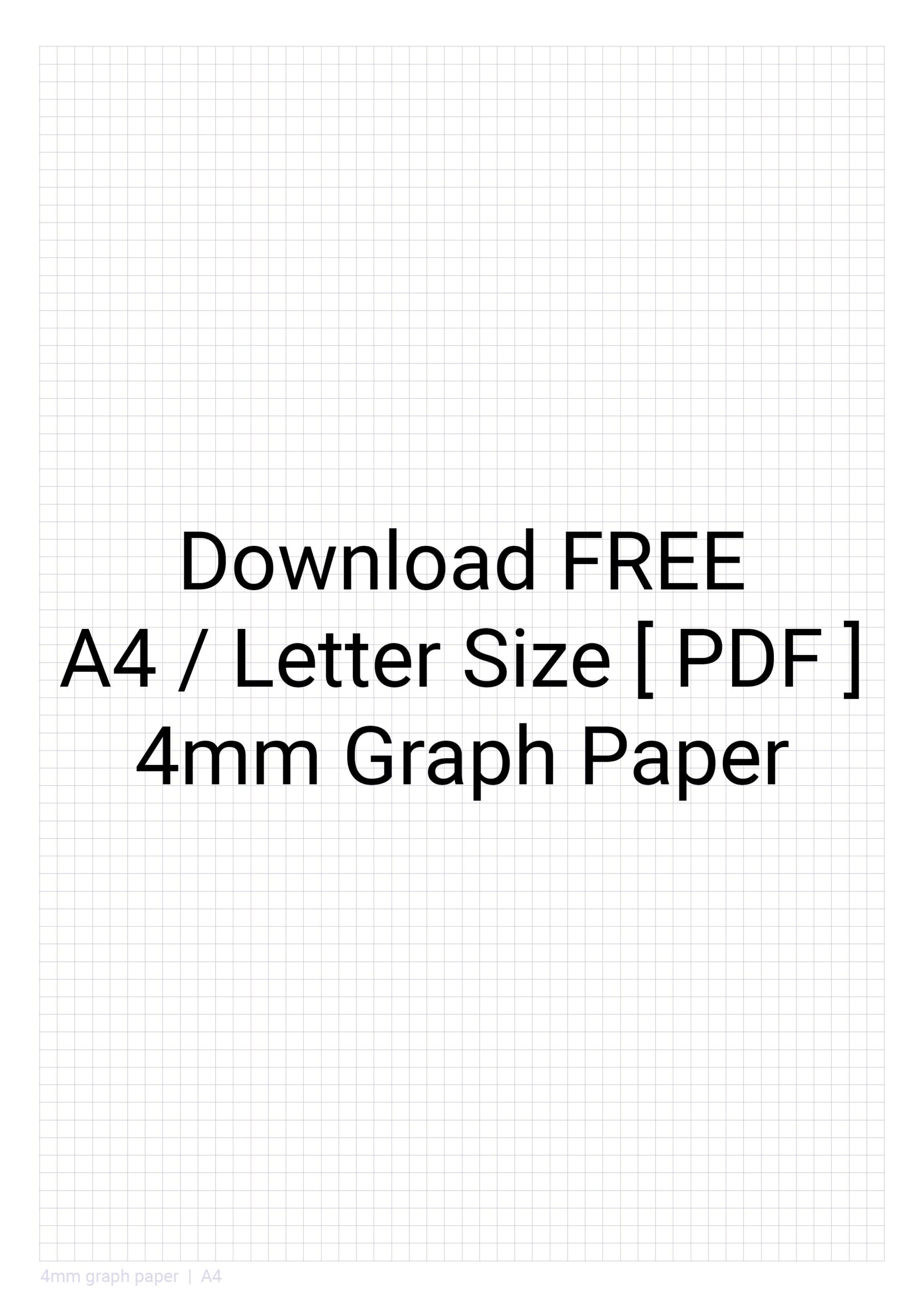 Graph Paper Pdf A4 Download