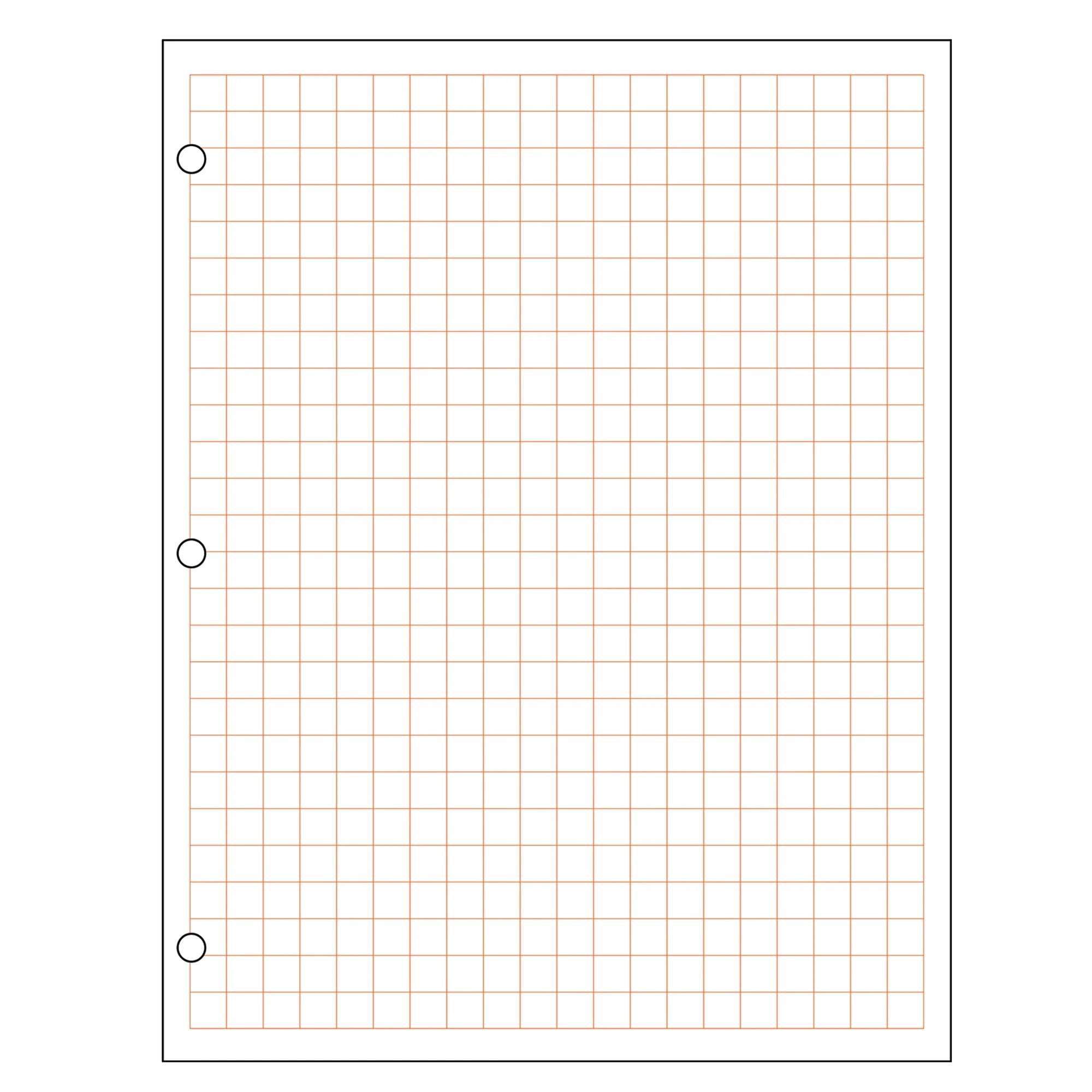 150086 Metric Graph Paper 1 Cm2 Red Lines 8 5 Height 1 75 