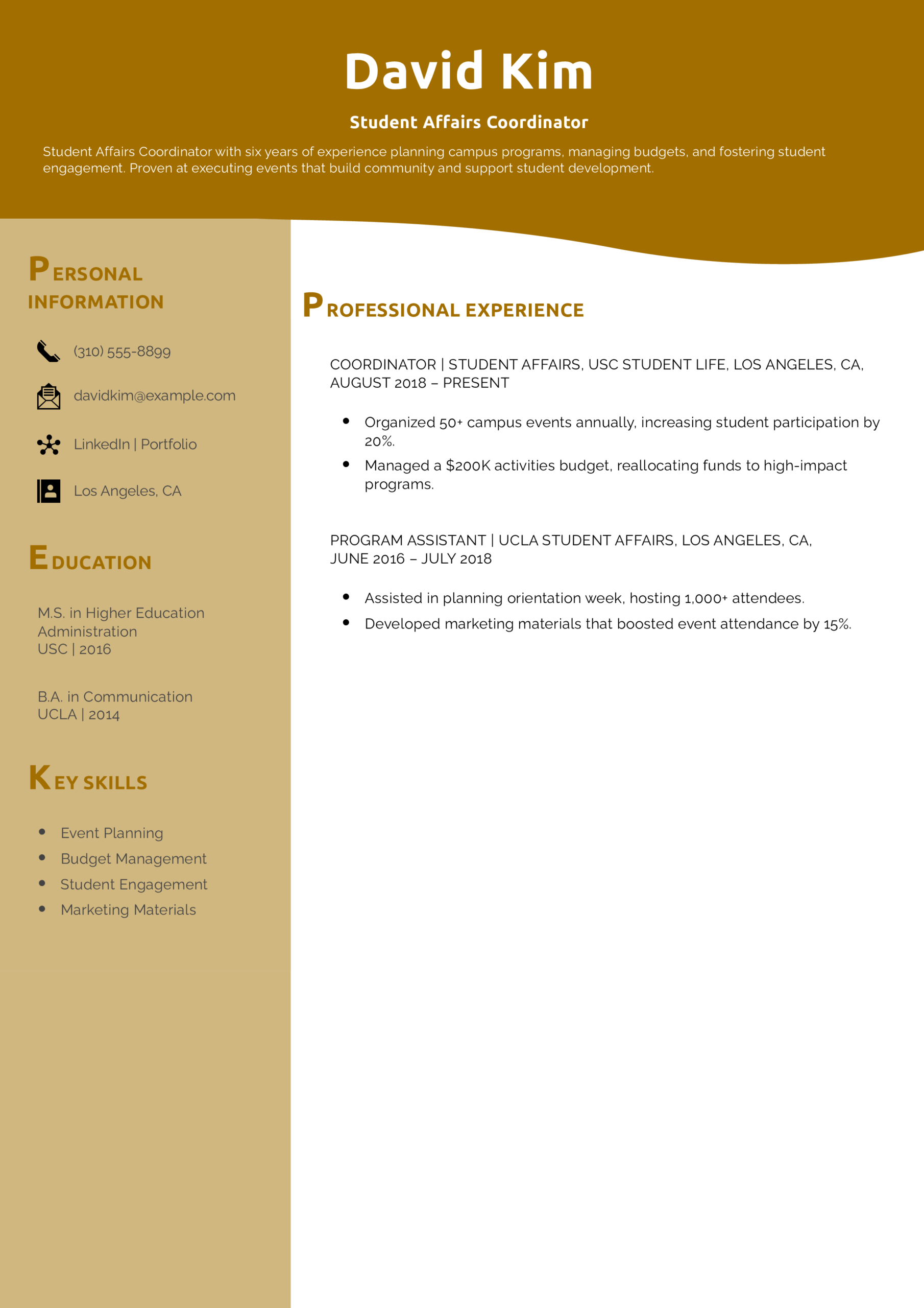 20 College Resume Examples And Templates For 2026 Resume