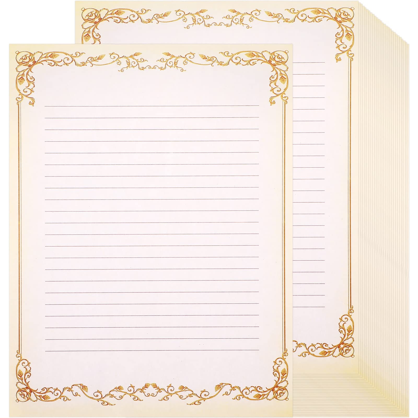 200 Sheets Vintage Lined Writing Paper Writing Paper With Lines 
