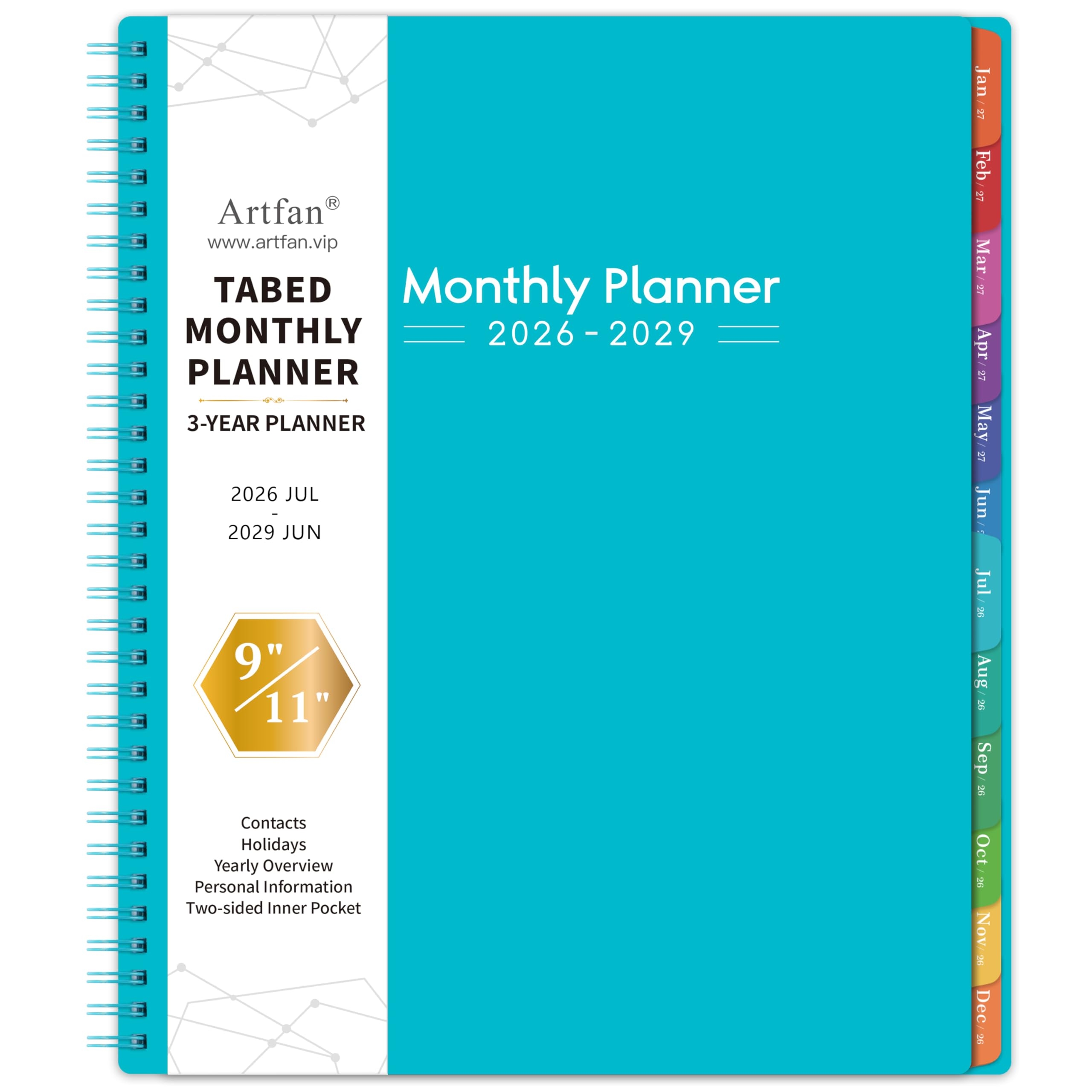 2025 2028 Monthly Planner Calendar 3 Year Monthly Planner 2025 