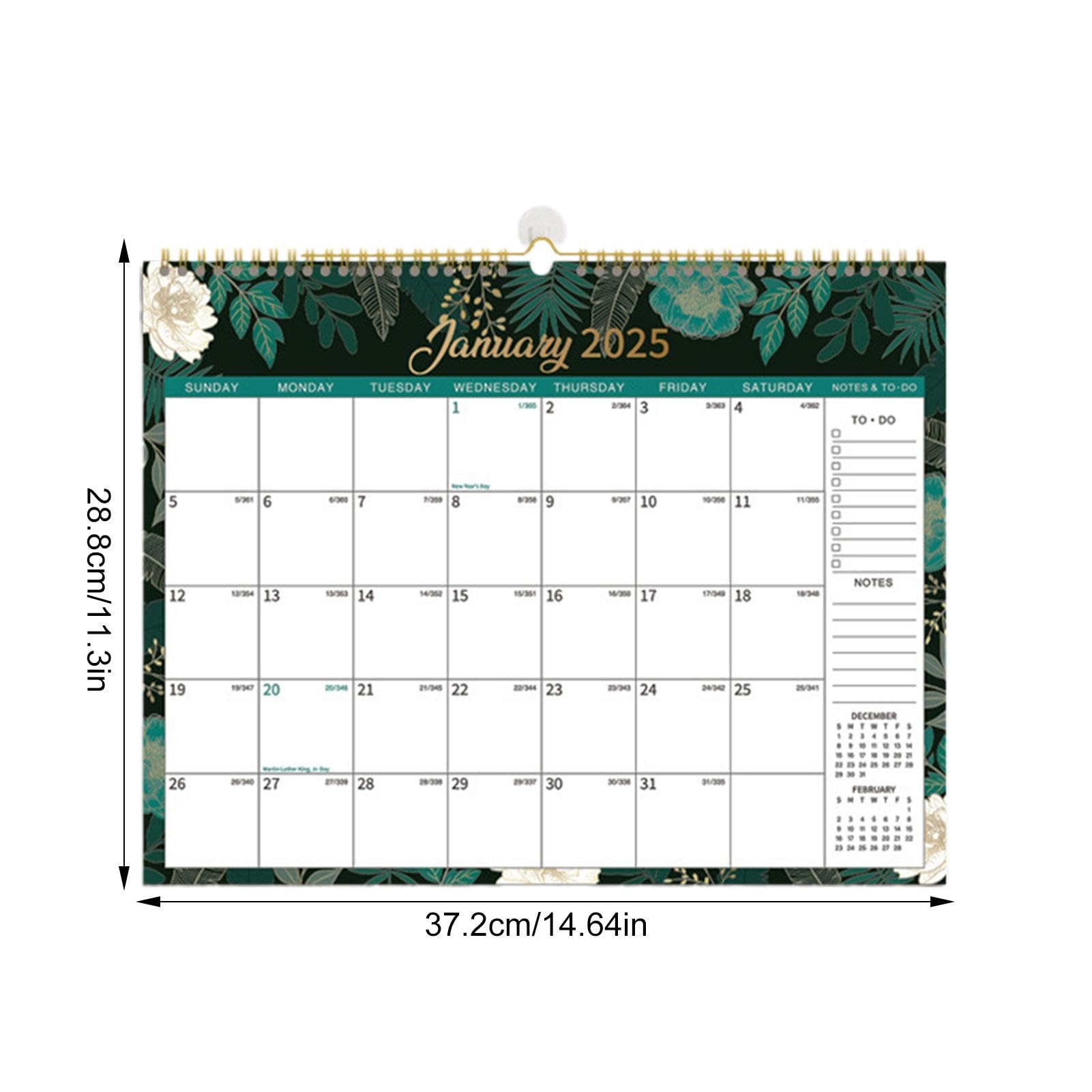 2025 Wall Calendar Daily Planner Wall Calendar 2025 Punch In 
