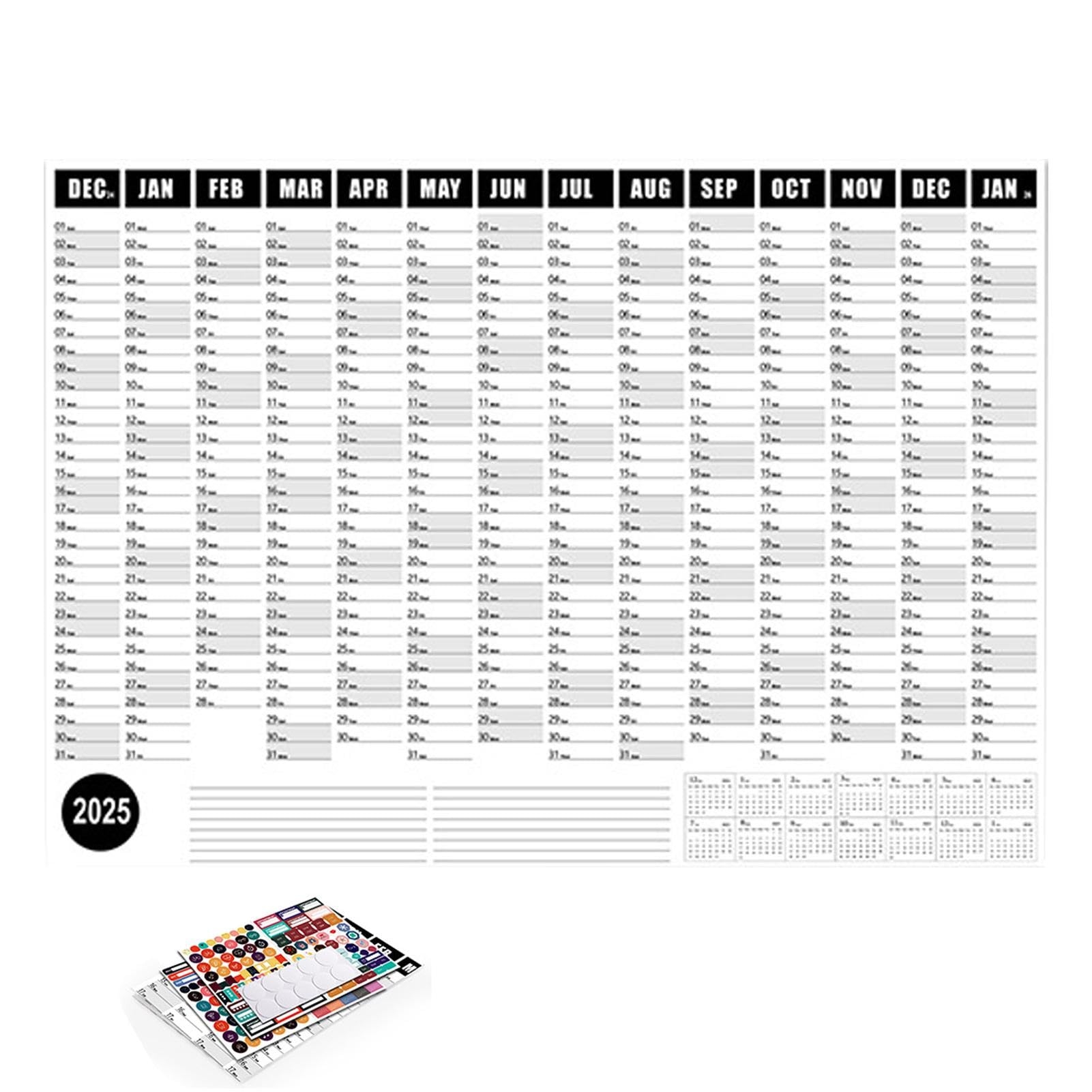 Digital Wall Calendar Planner