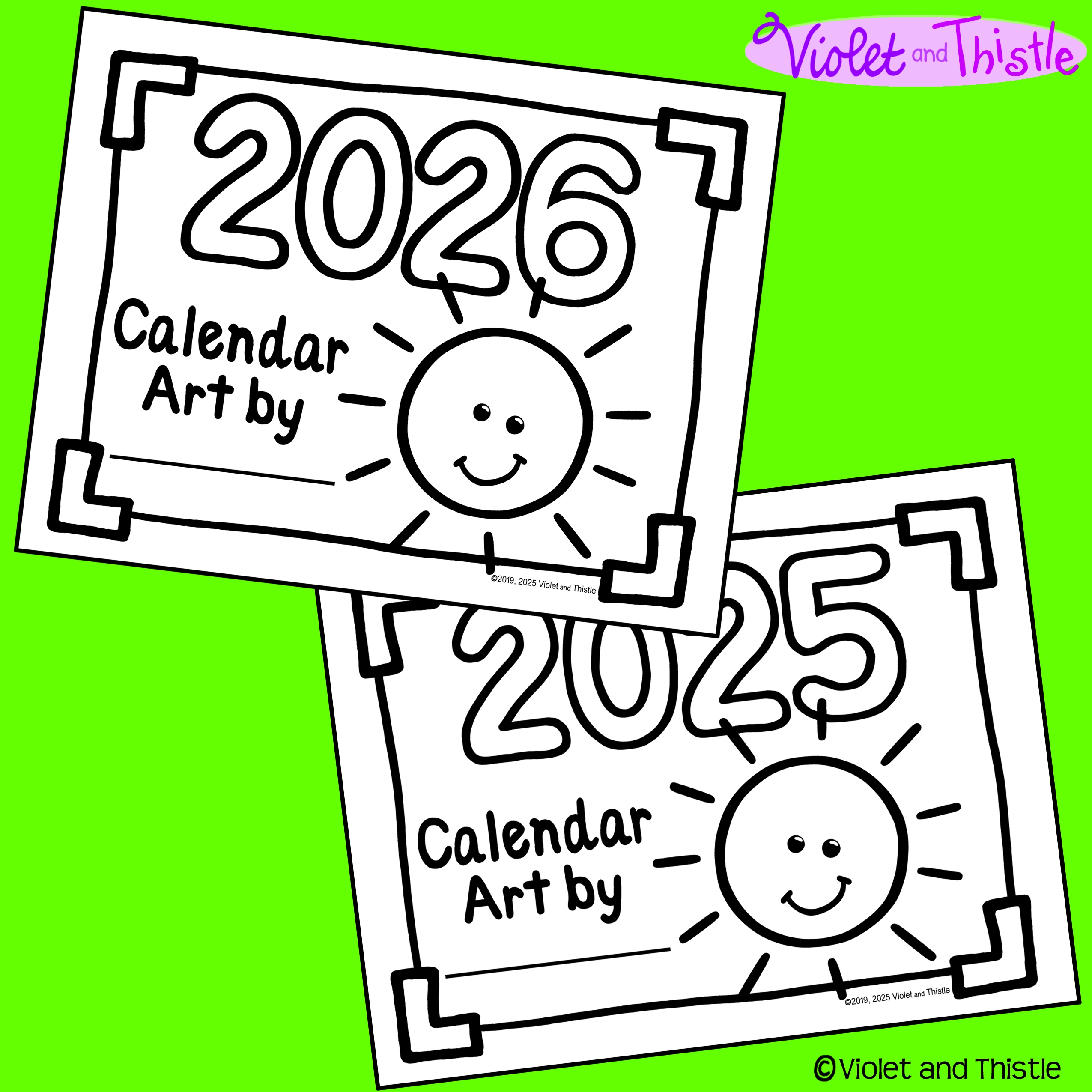 2026 2025 Coloring Calendar Printable To Color Parent Christmas 