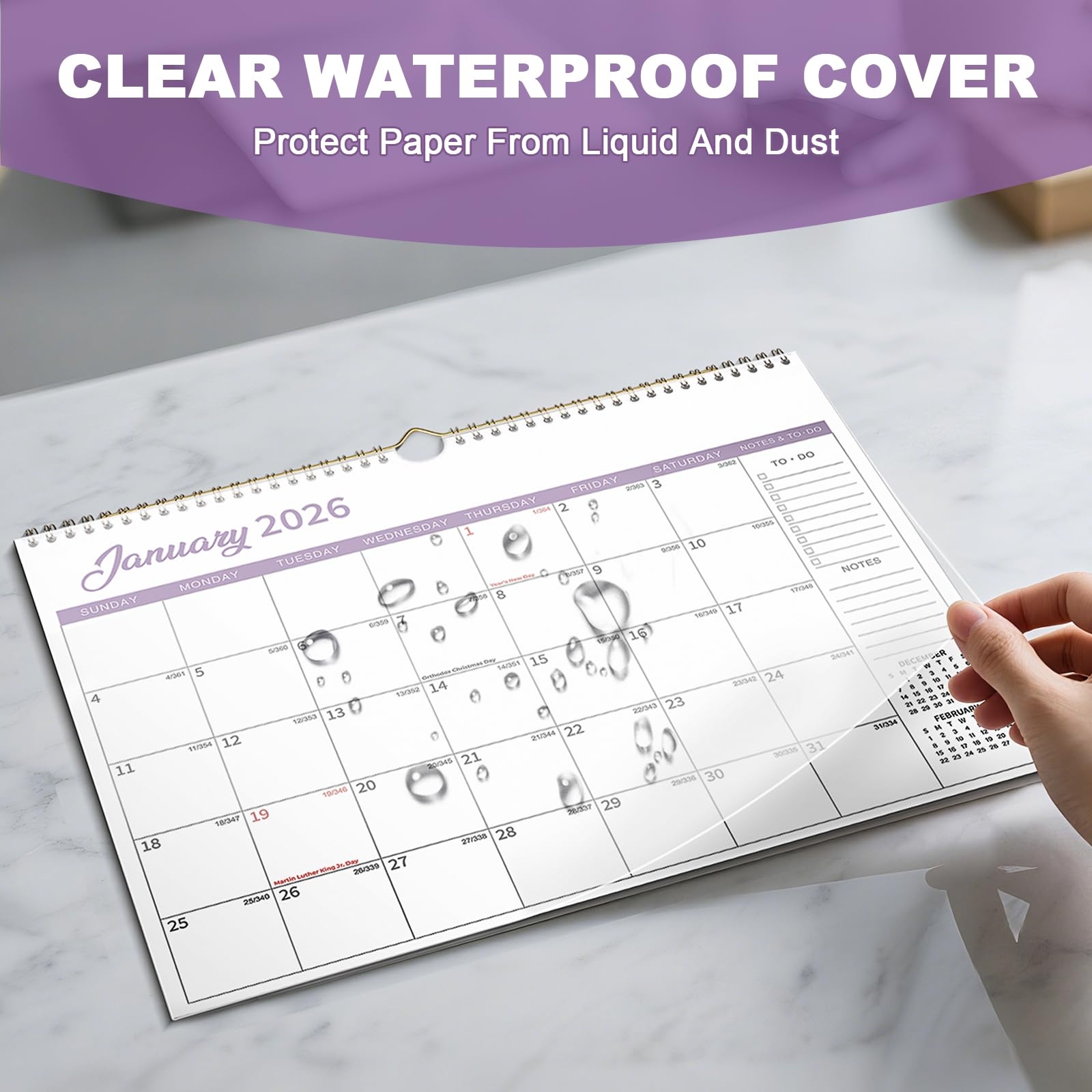 2026 Calendar 2026 Wall Calendar 12 Monthly Wall Calendar 2026 