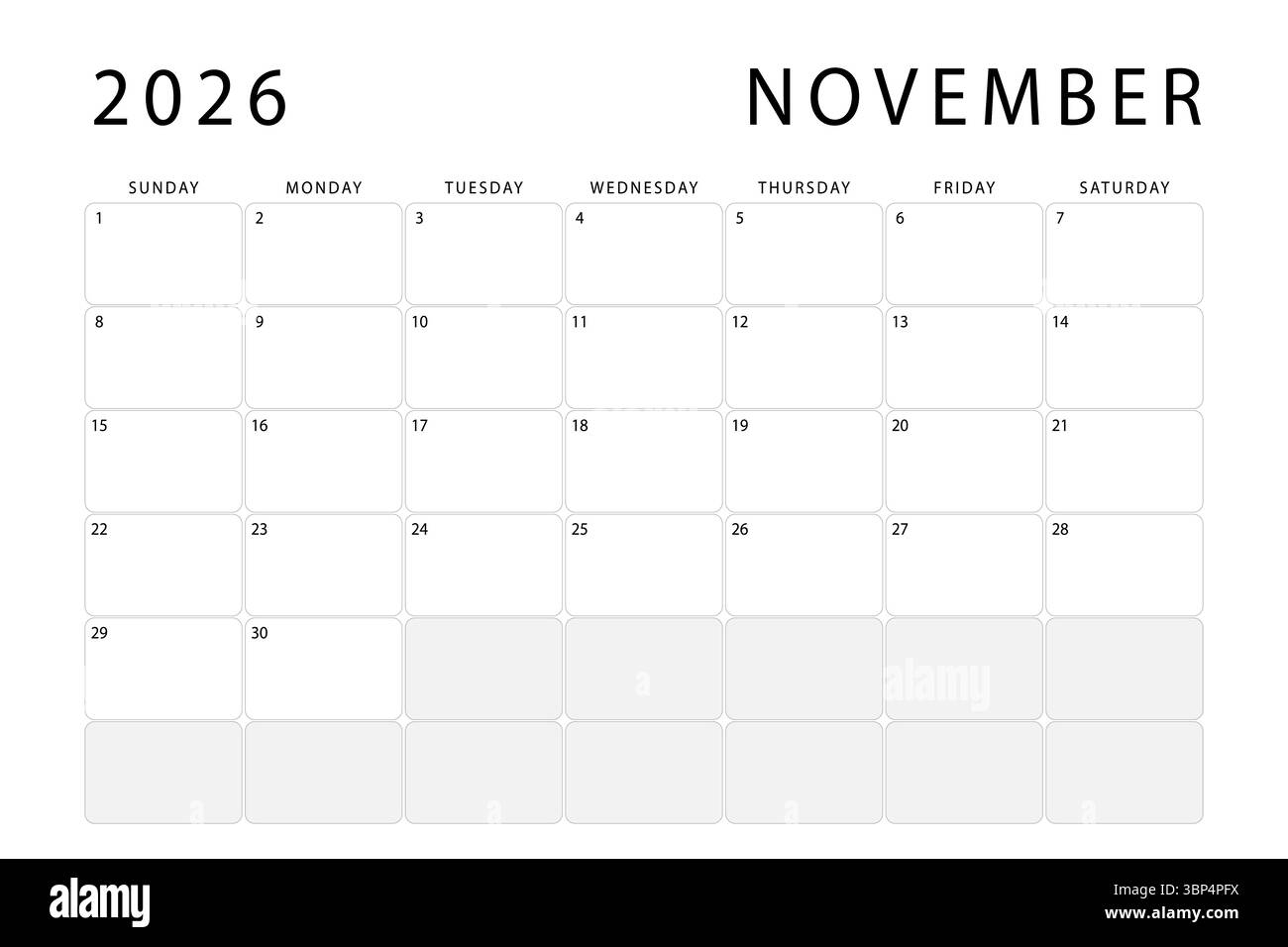 2026 Calendar Black And White Stock Photos amp Images Alamy