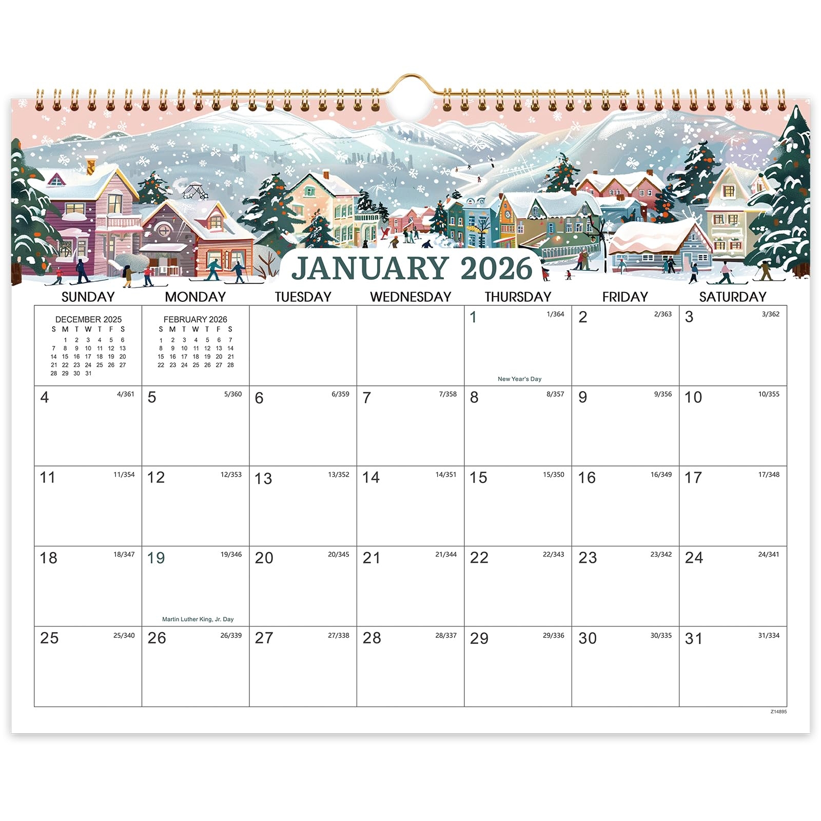 2026 Calendar Wall Calendar 2026 January 2026 December 2026 
