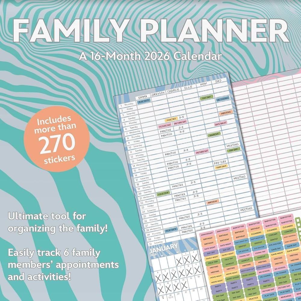 Amazon Family Planner Calendar