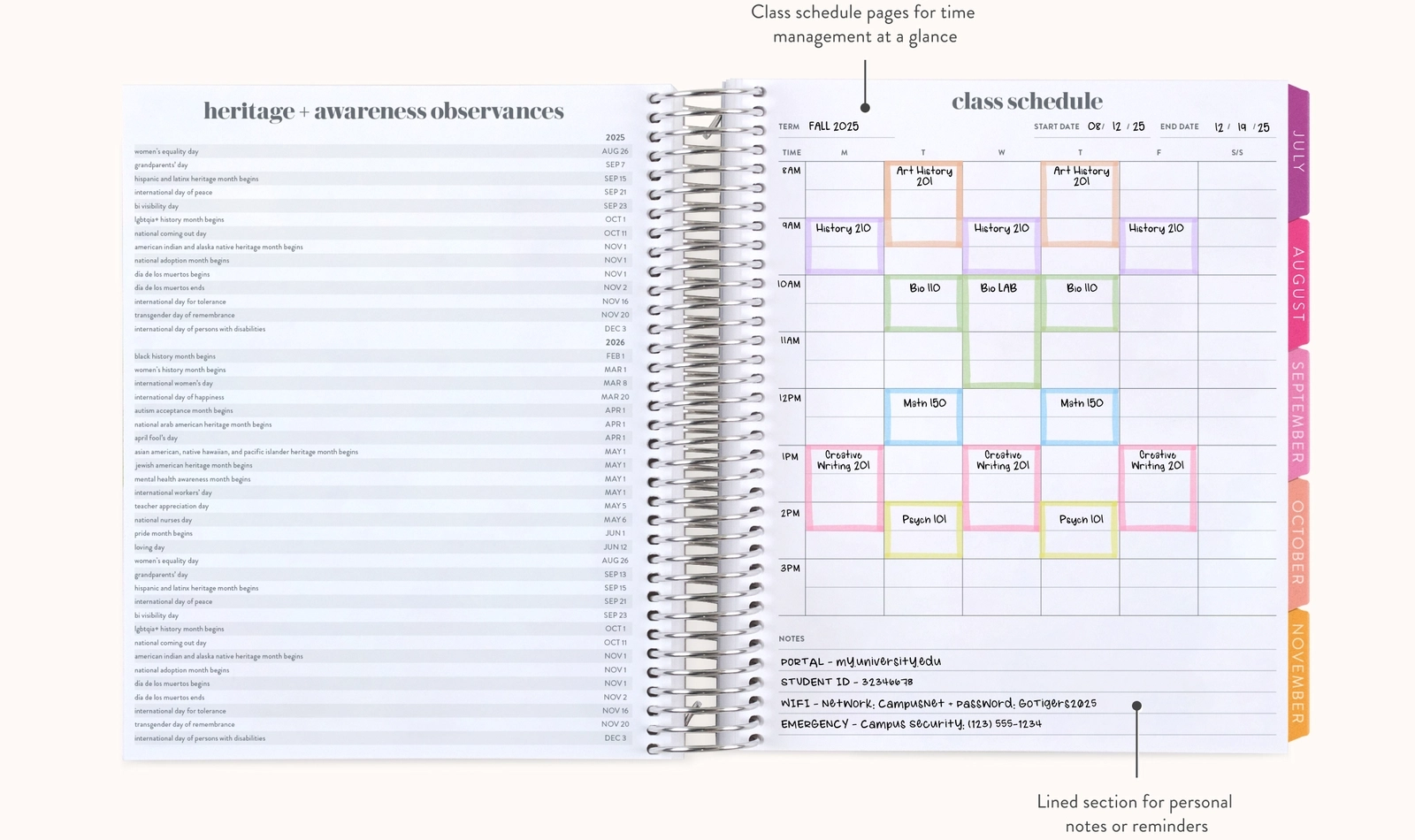 2026 Good Days Academic Planner Erin Condren