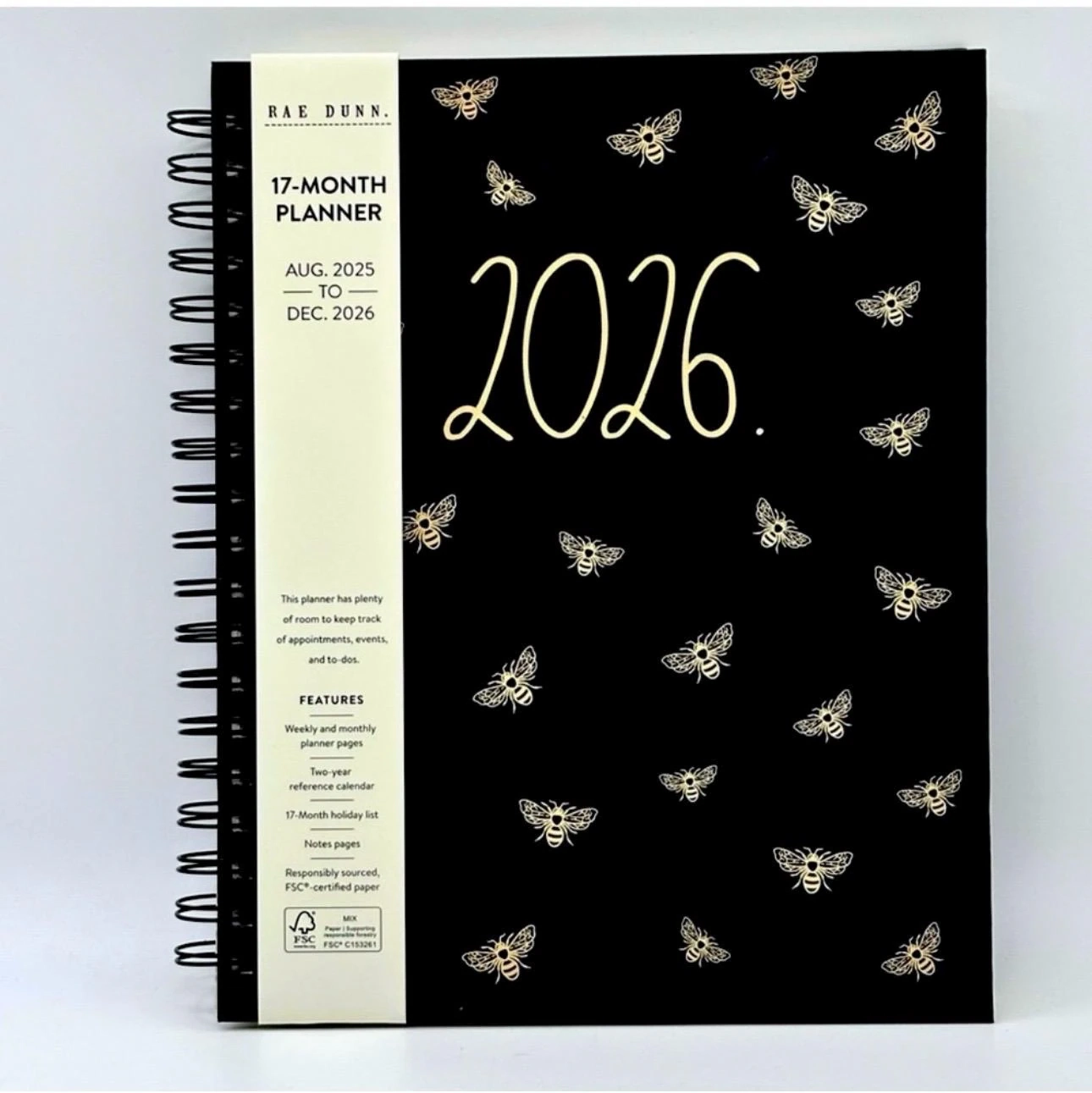 2026 Planner Rae Dunn planner 17 Months Planner August 2025 