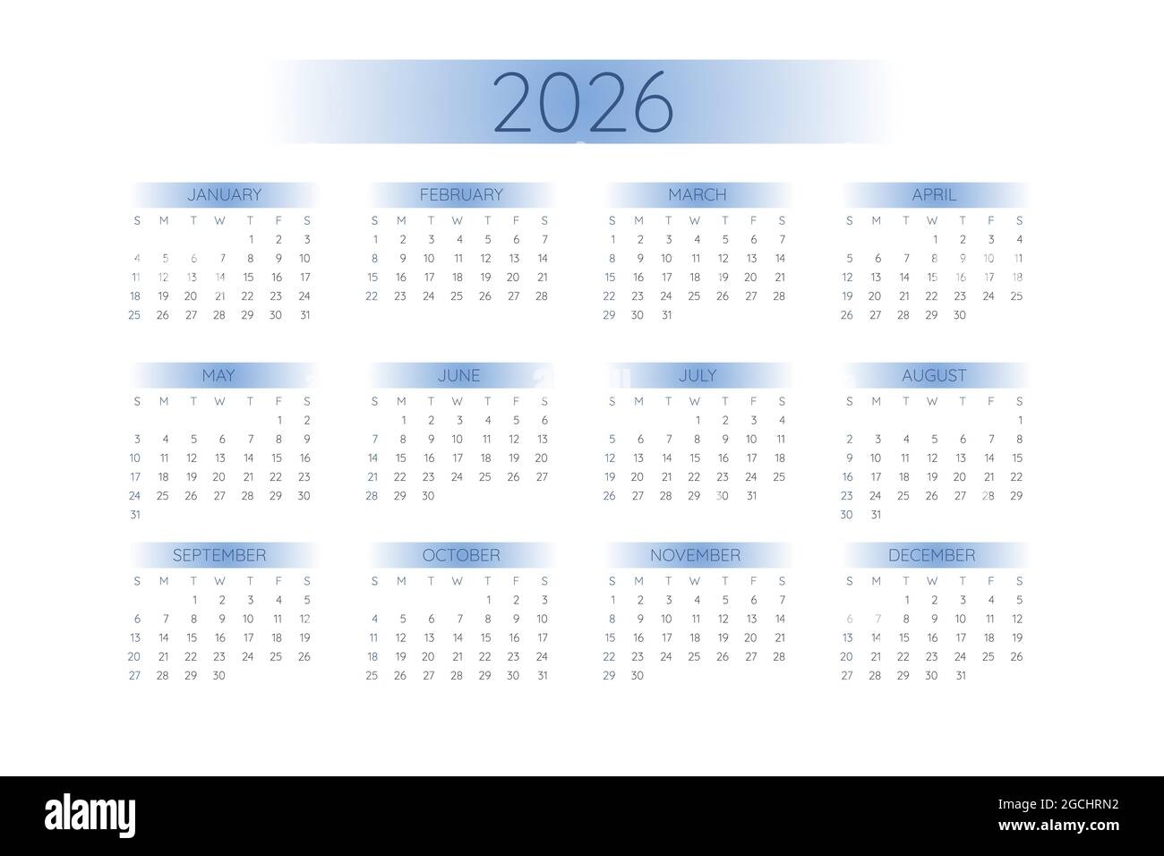 Pocket Calendar 2026 Printable