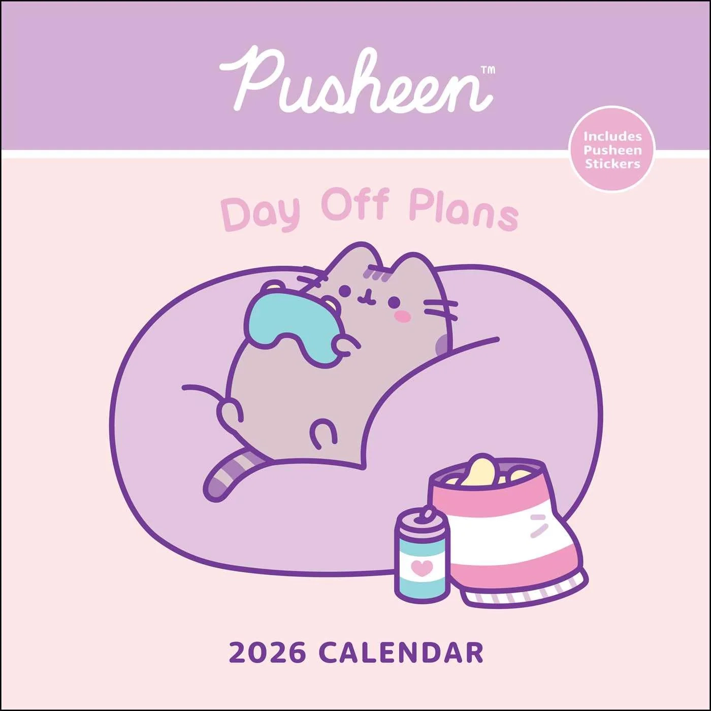 2026 Pusheen Square Wall Calendar