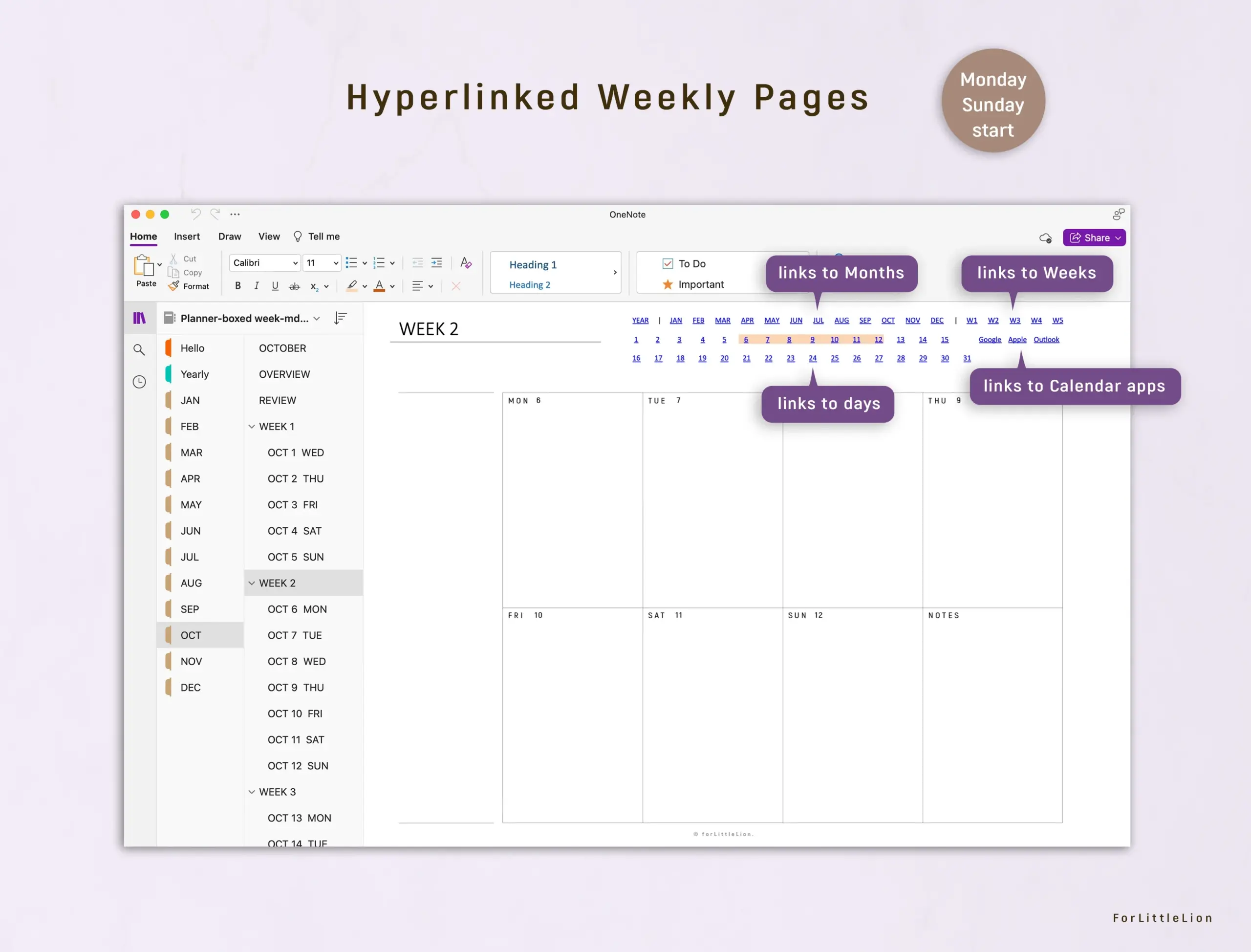 2026 Ultimate OneNote Planner For Professionals ForLittleLion