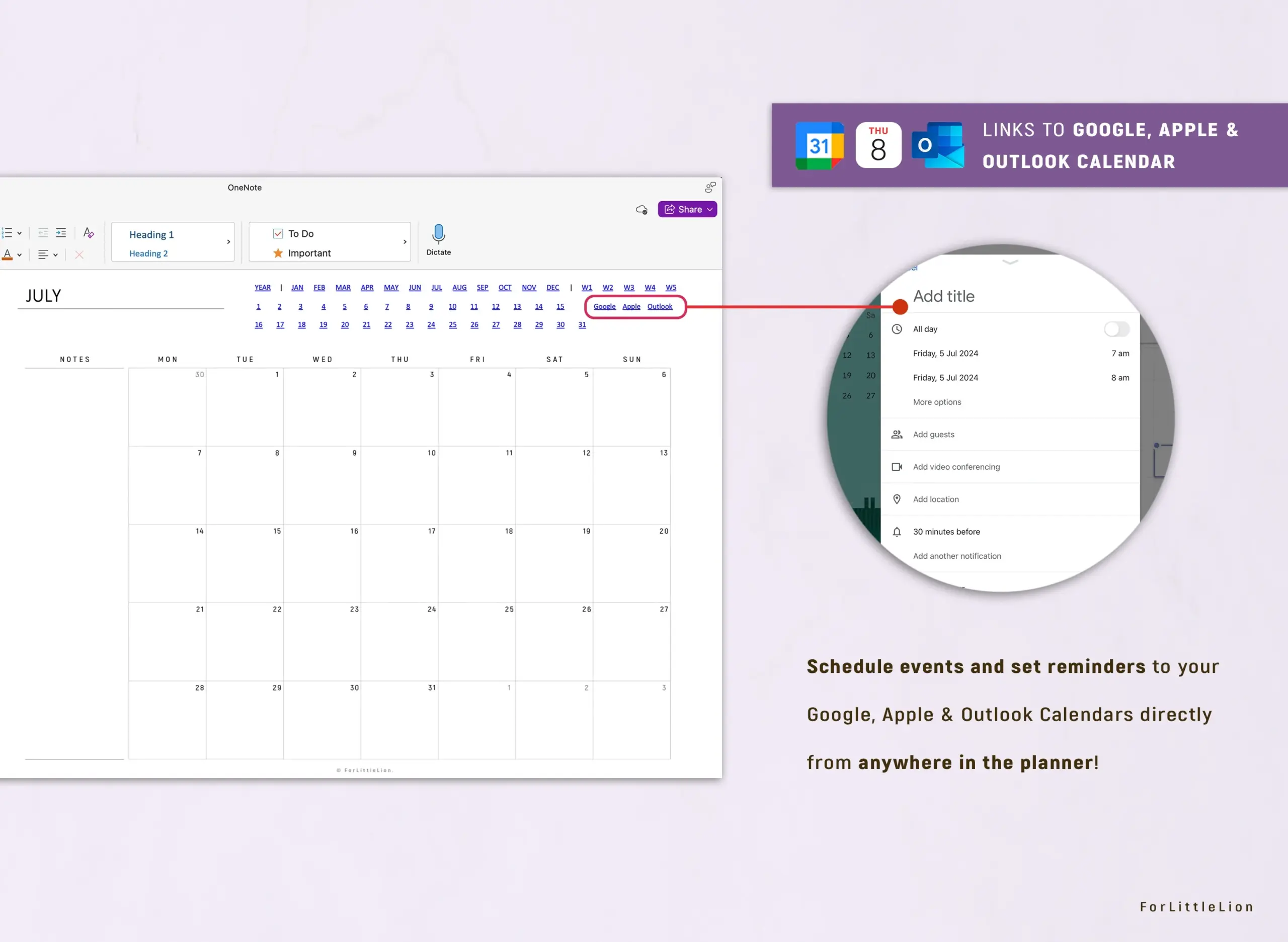 2026 Ultimate OneNote Planner For Professionals ForLittleLion