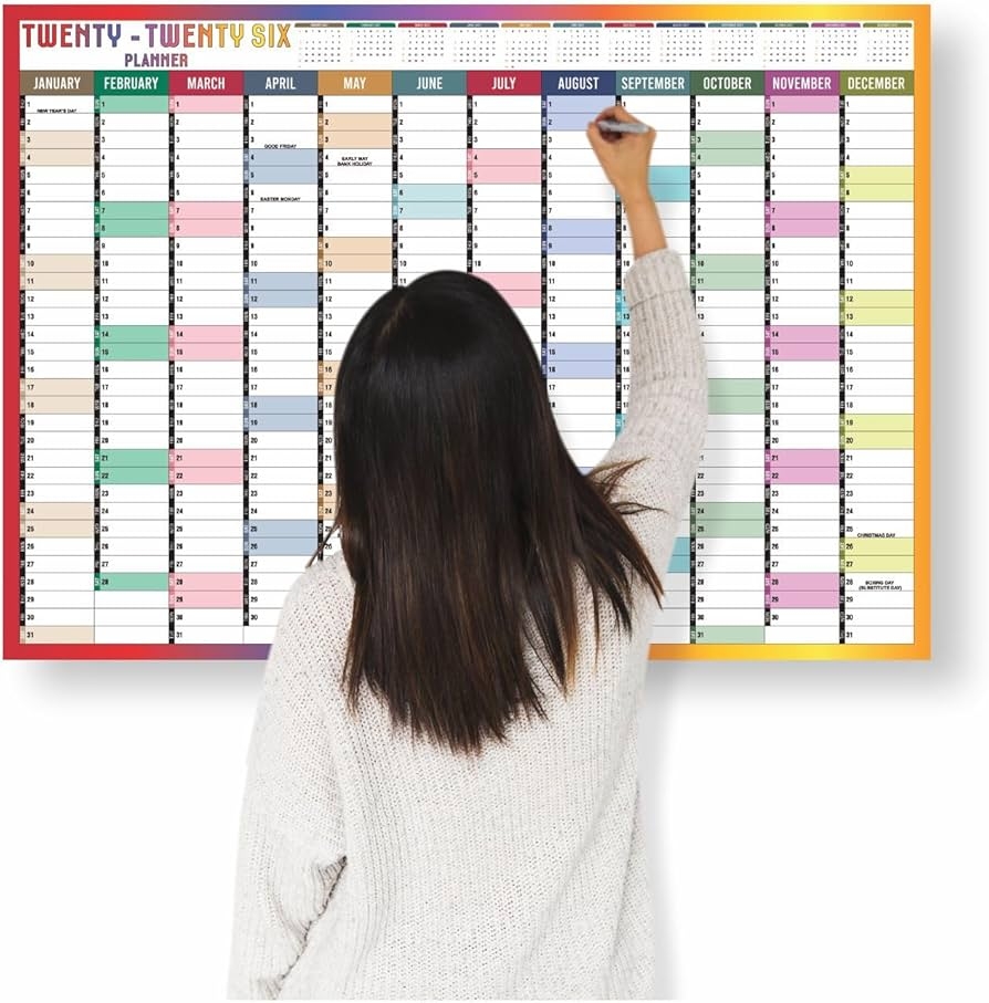 Yearly Planner Wall Calendar