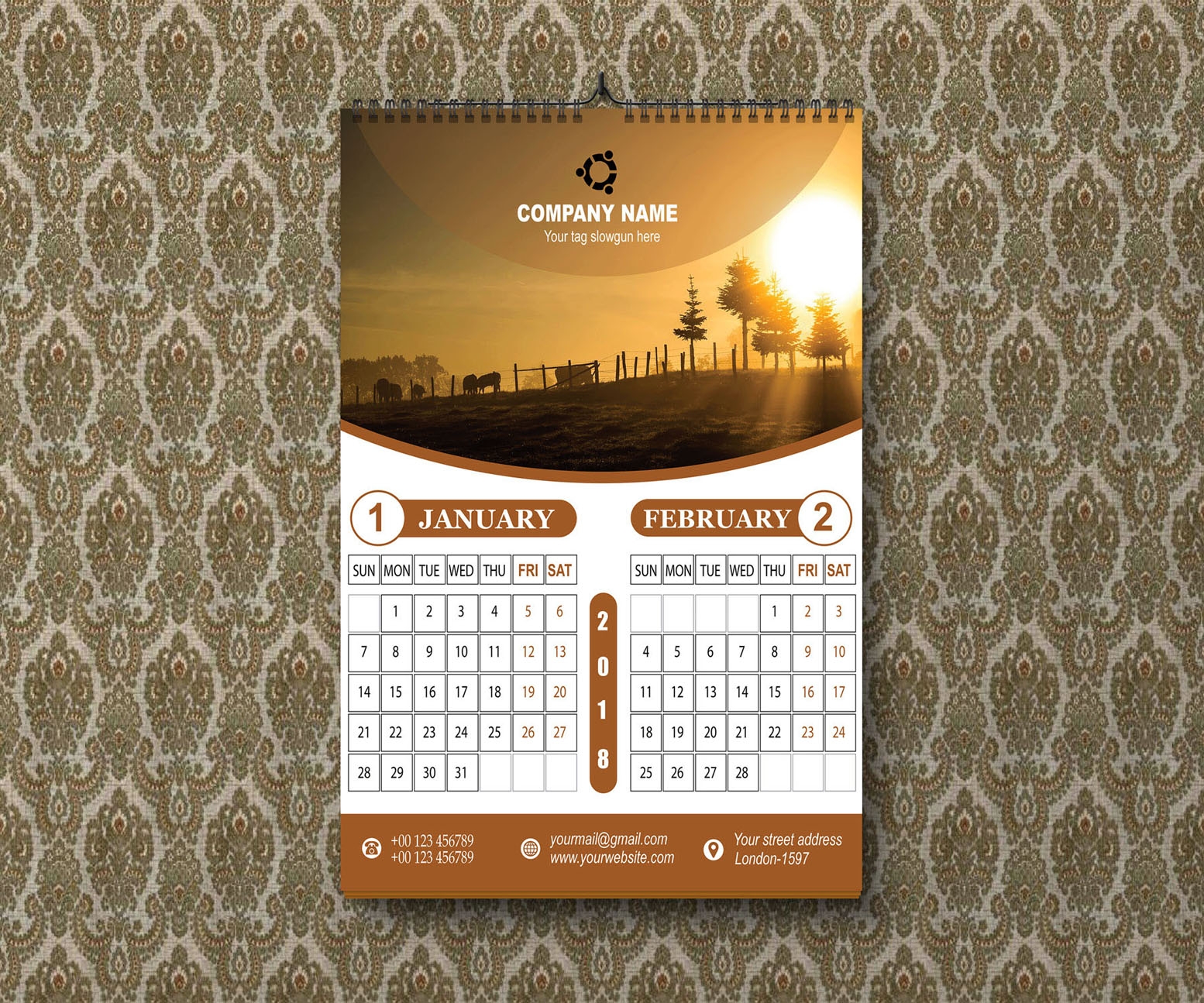 24 Stunning Calendar Designs For Inspiration Updated 