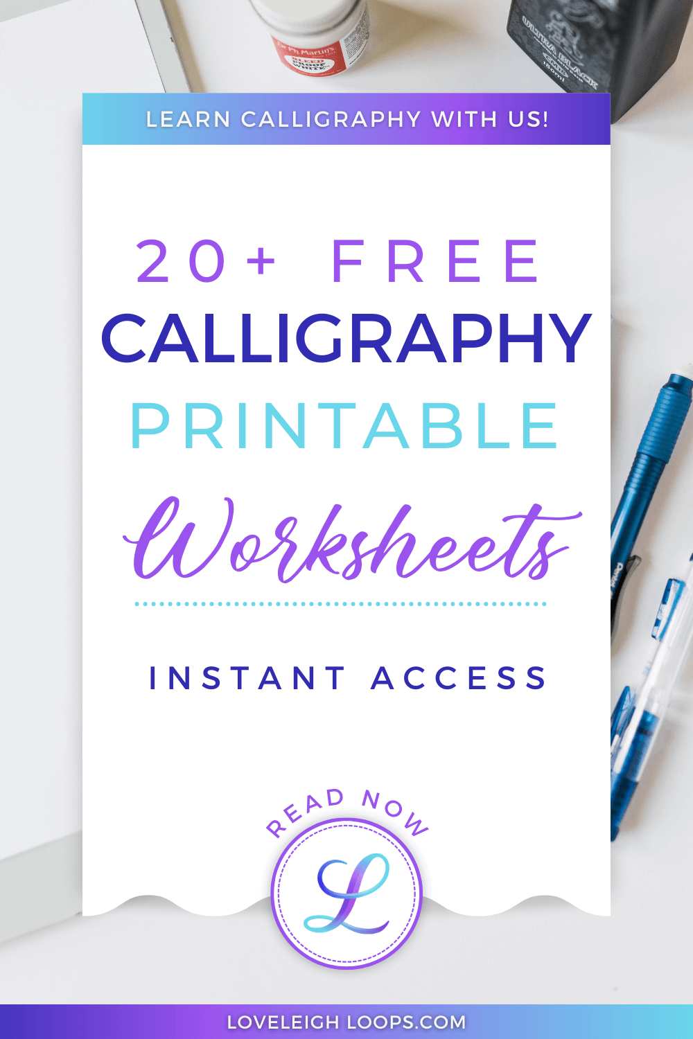 Printable Calligraphy Practice Paper