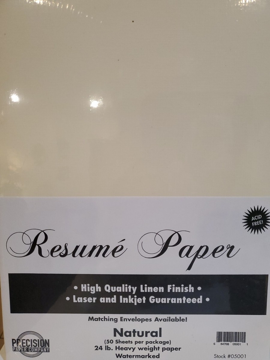 Resume Natural Linen Paper