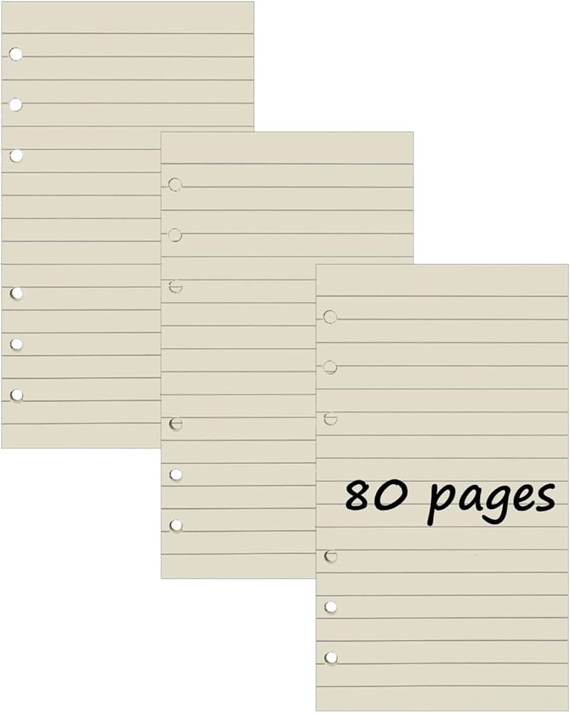 Lined Paper Refill Pad
