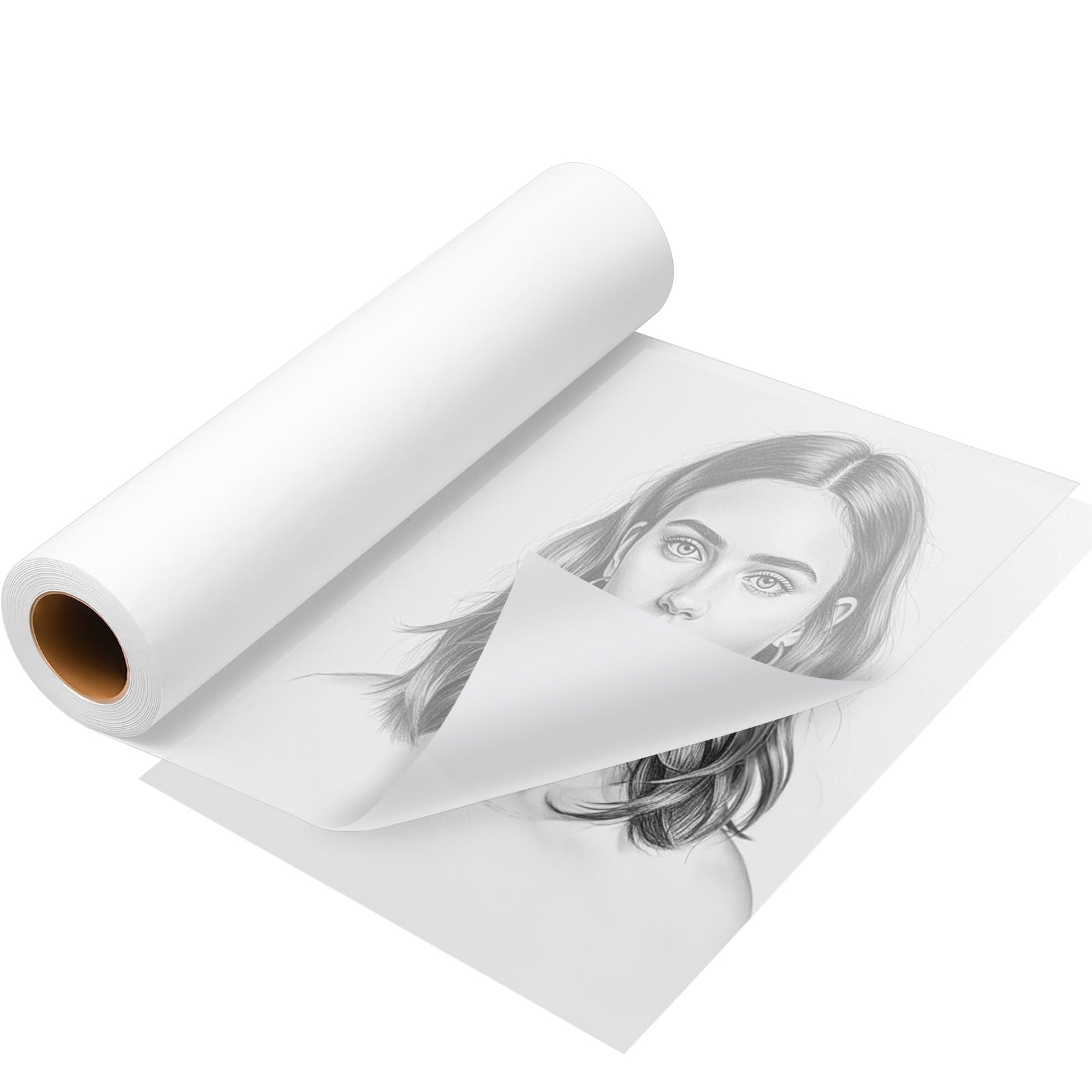 30 Cm X 50 M Tracing Paper Roll Sketch Roll 26 G m Tissue Paper Painting Paper Roll Sewing Pattern Paper Architect Paper Roll For Drawing Sketching 