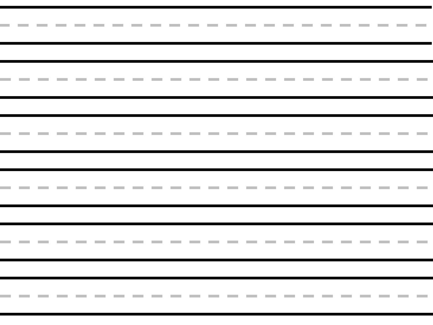 Free Kindergarten Writing Paper Printable