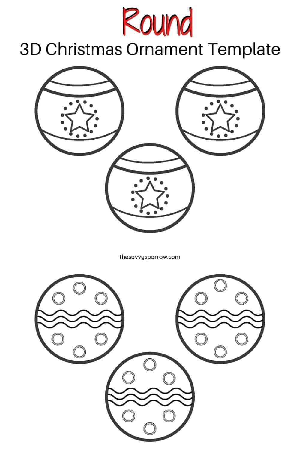 Free Printable Paper Ornament Template