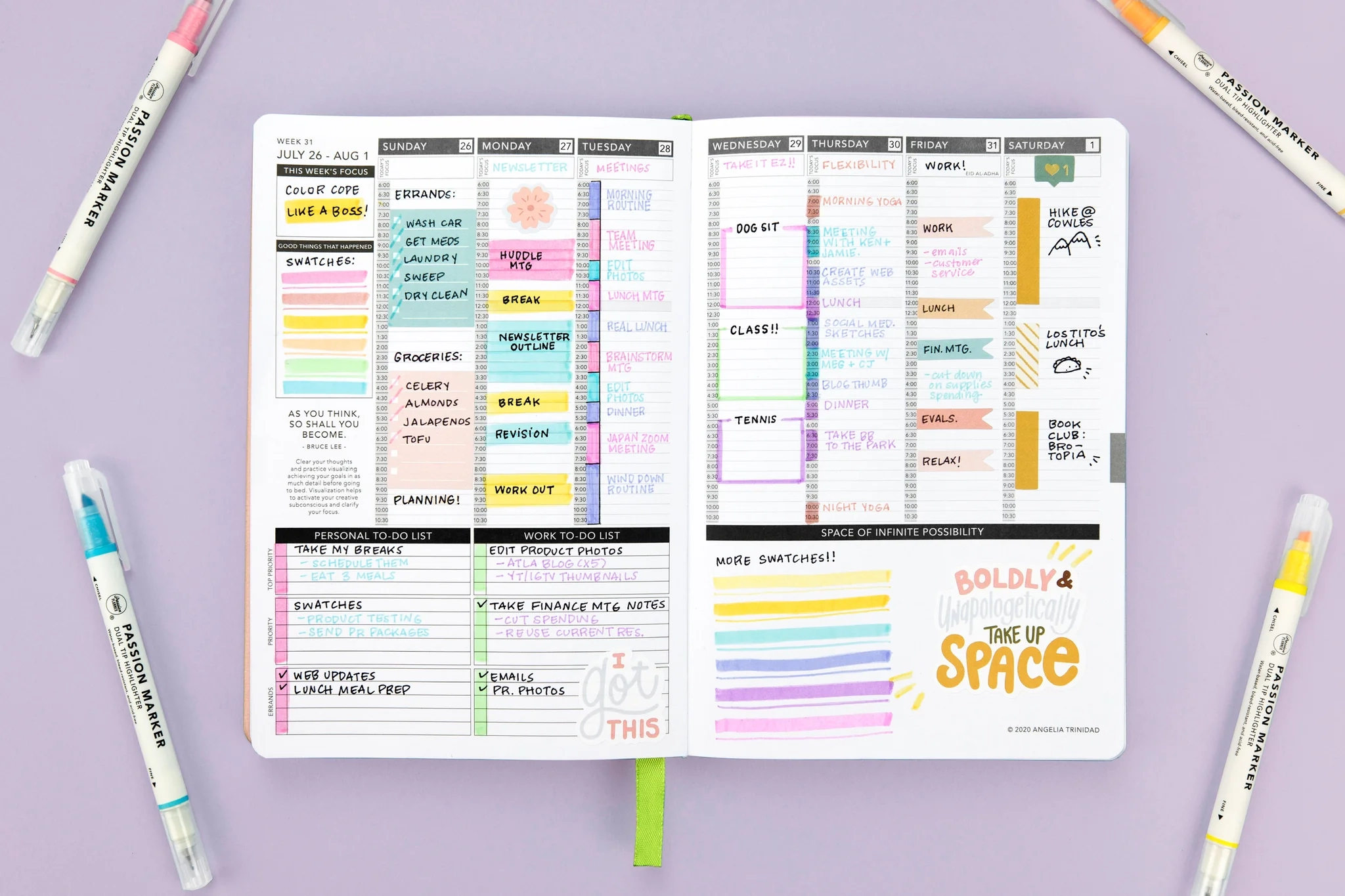 4 Color Coding Planner Tips To Keep You Organized With Passion 