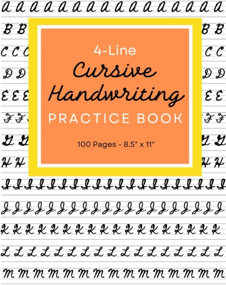 Lined Paper For Cursive Writing Practice
