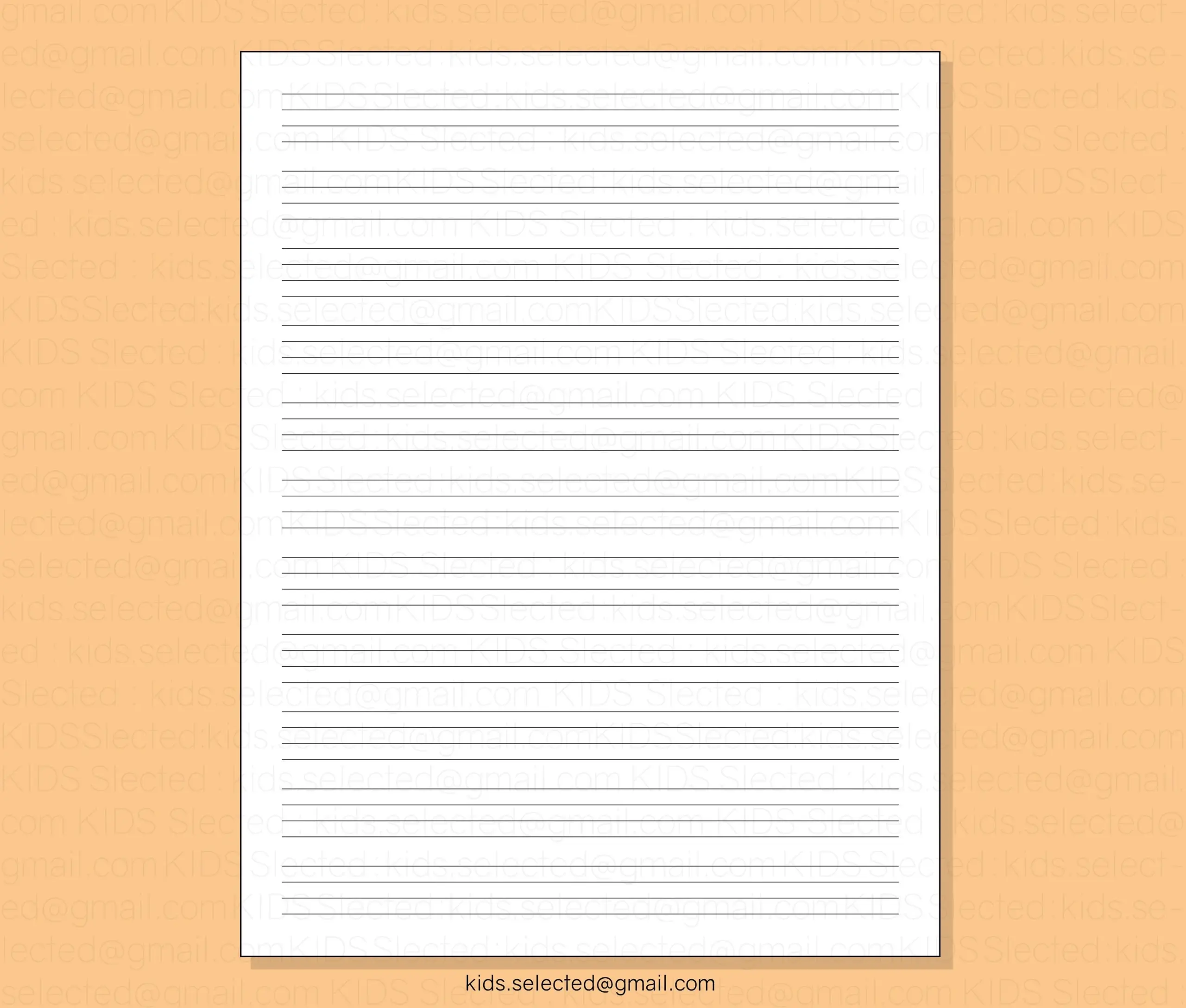 4 Lines Writing Paper For Kids Grade 1 Printable Handwriting 