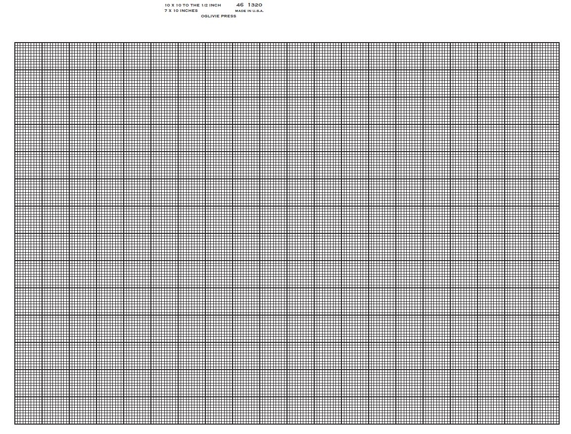 461320 K amp E 10 X 10 Grid Green Graph Paper