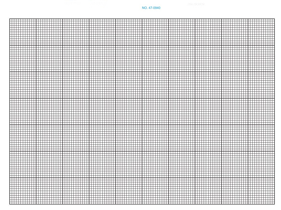 470940 K amp E Green 12 X 12 Grid Bond Graph Paper Size 11 X 16 1 2 
