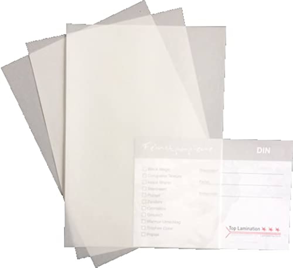 50 Sheets A3 Tracing Paper Clear White Top Lamination Excellent Visibility Very High Quality 200 G m Invitation Cards Business Cards Insert 