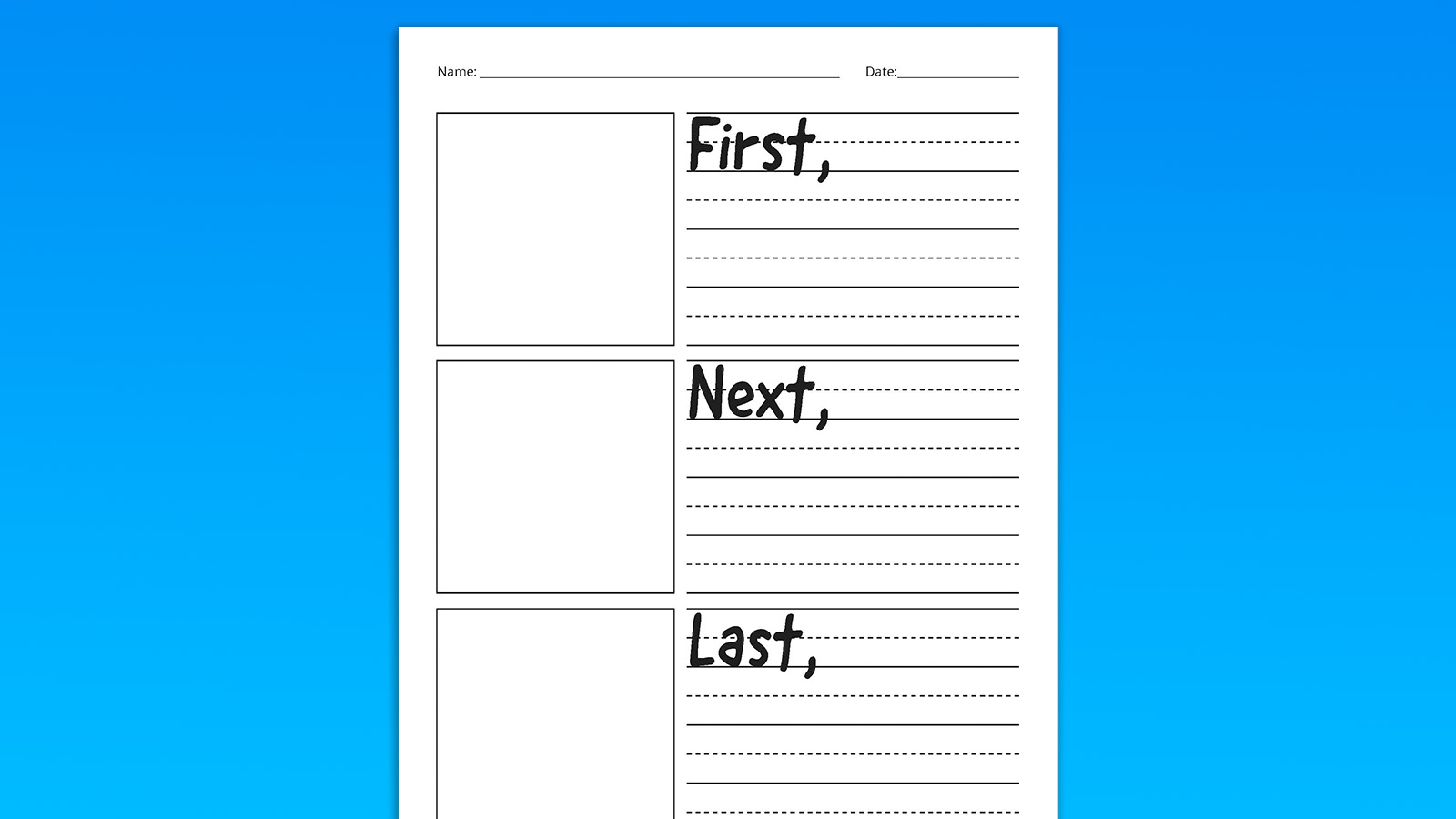 56 Free Printable Writing Paper Templates For Elementary School
