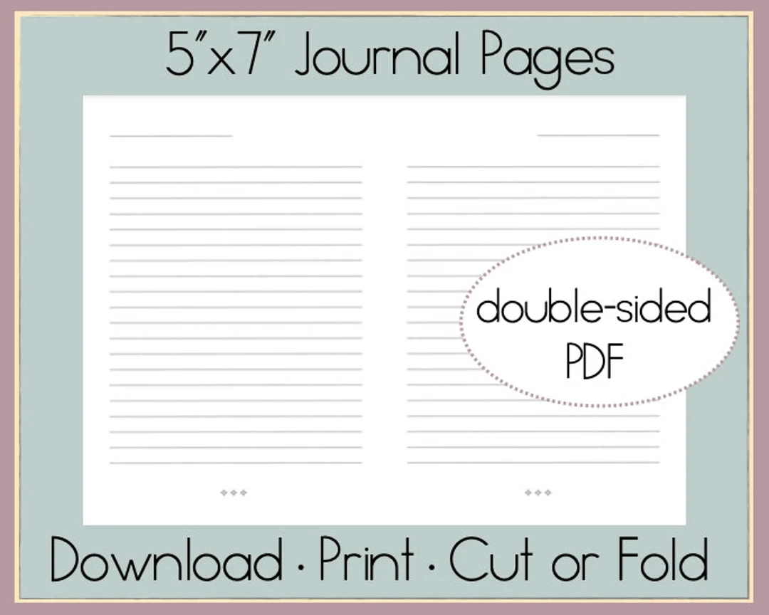 Lined Paper Journal