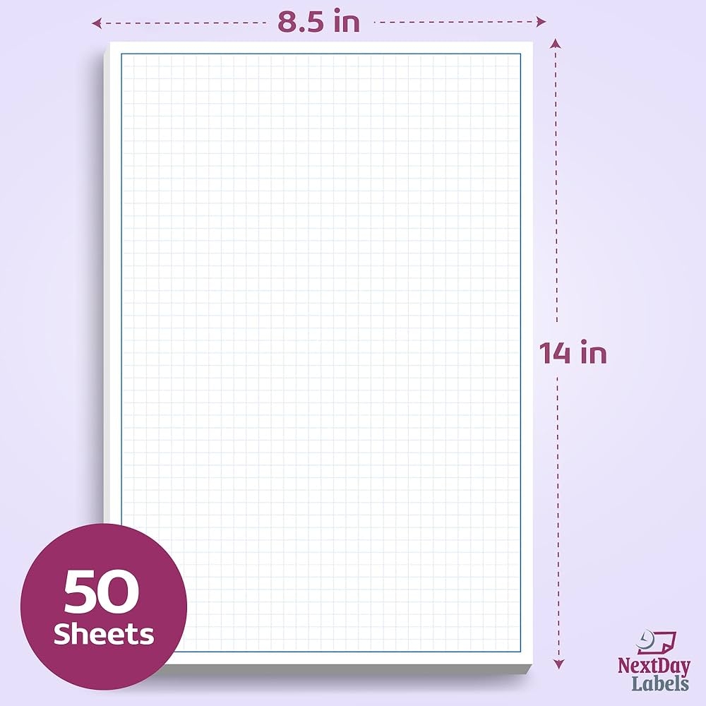 8 1 2 X 14 Blueprint And Graph Paper 1 Pad Amazon in 
