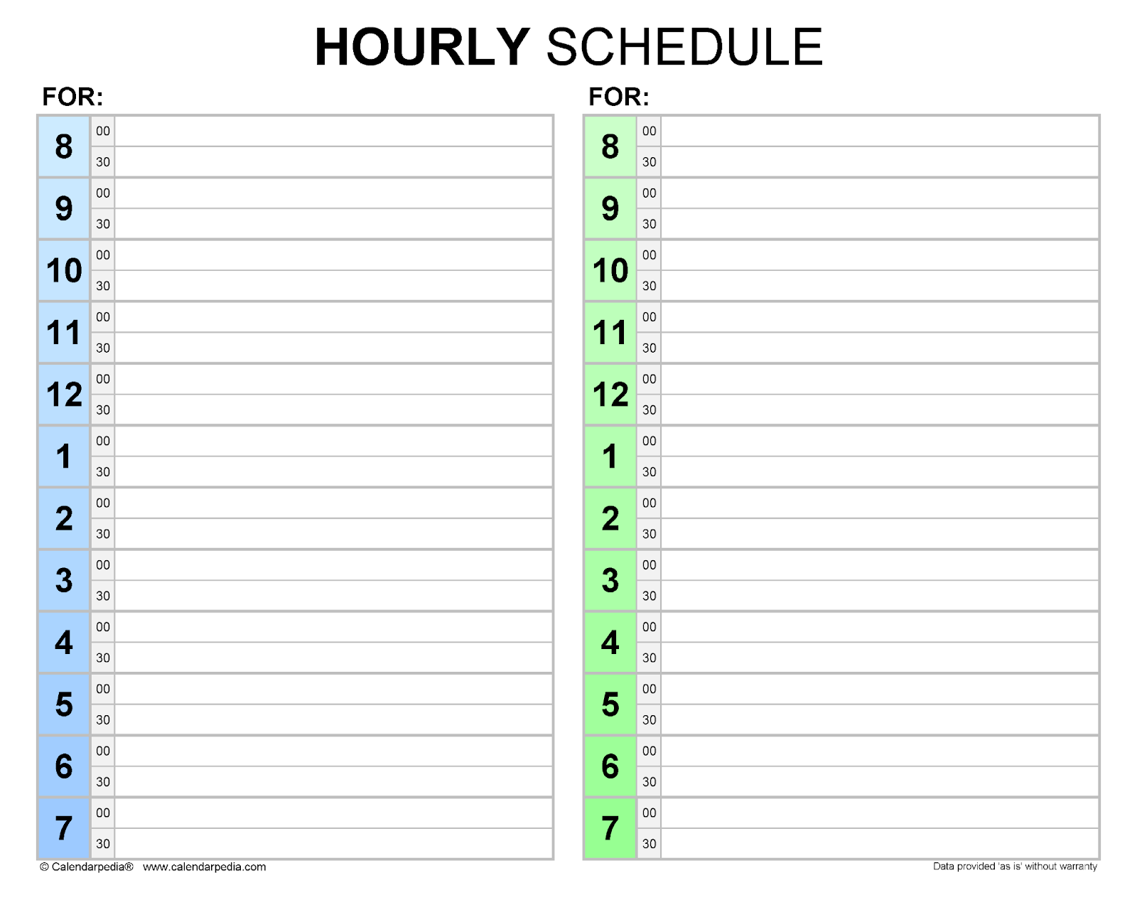 8 Hourly Planner Templates To Boost Your Productivity Chanty