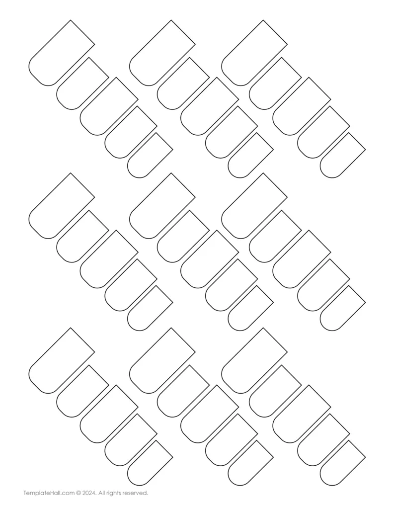 Paper Nails Printable Free