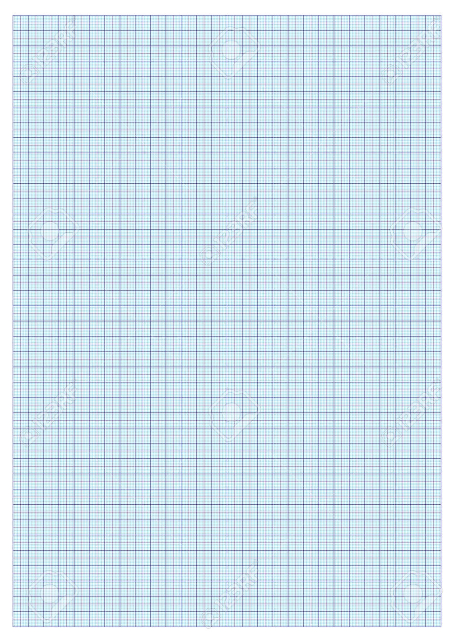 A3 GRAPH PAPER STANDARD FOR PRINTING WITH Cm And 5 Mm Separators 
