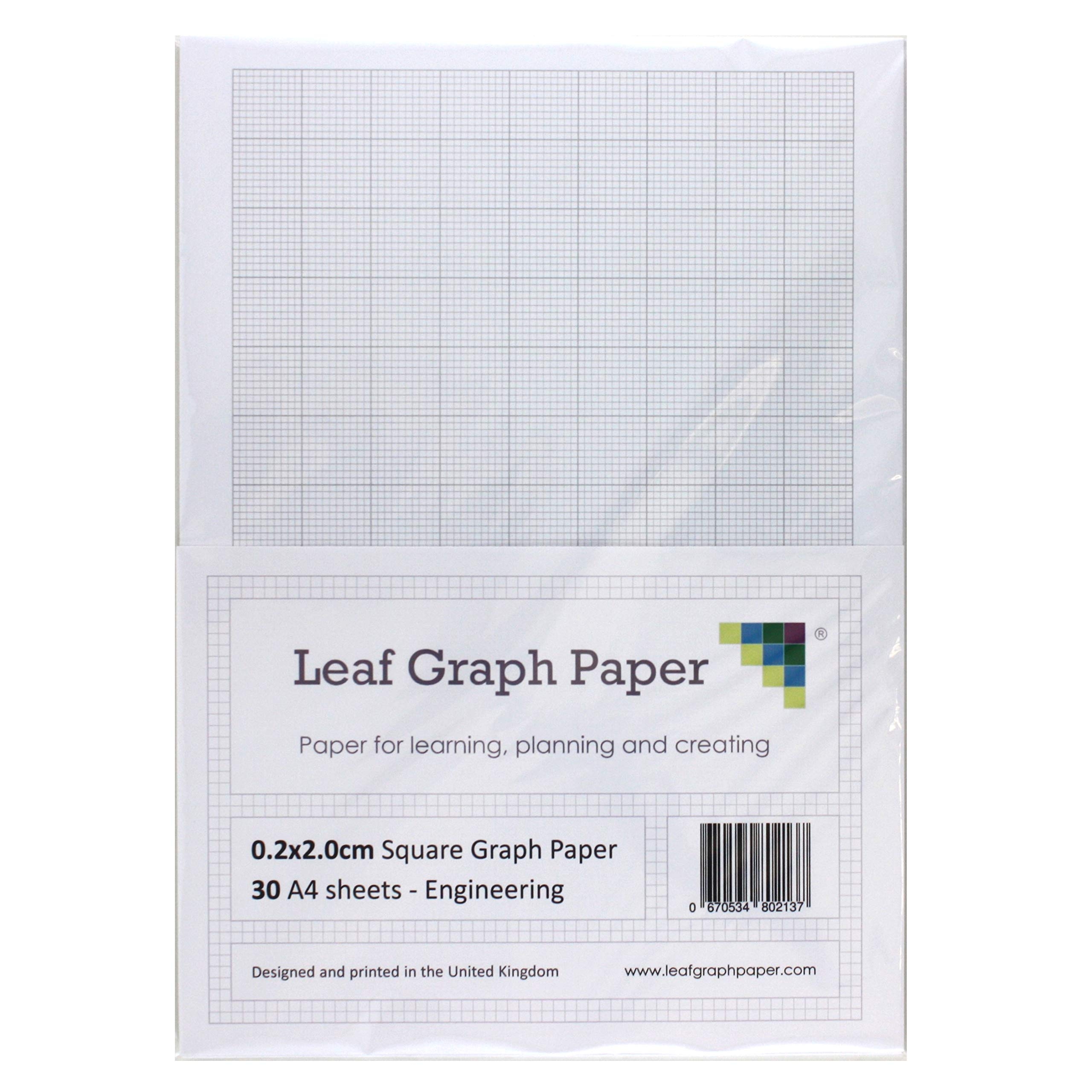 A4 Graph Papier Pack 0 2 Cm 2 Mm Engineering Quadratisch 30 Loseblattwerken Blatt Amazon de B robedarf amp Schreibwaren