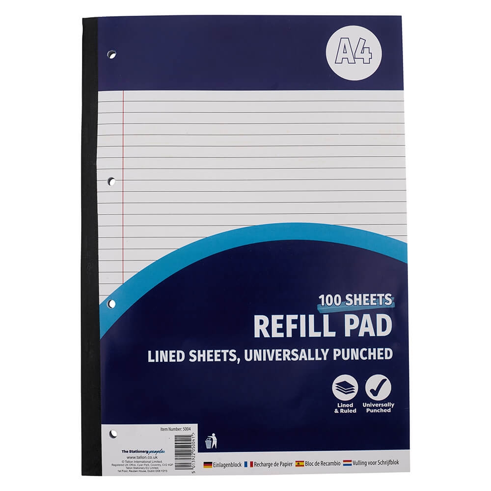 A4 Lined Refill Pad Free Delivery