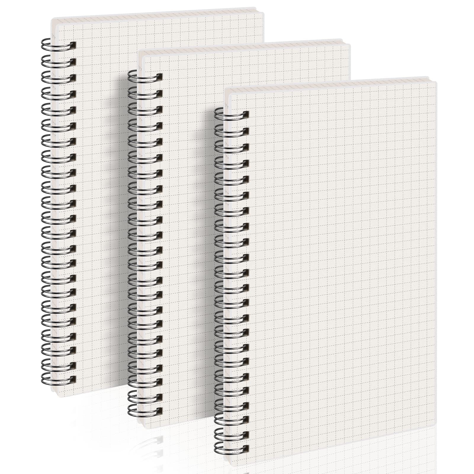 A5 Graph Paper Notebook Spiral 3 Pack AHGXG Spiral Journal 5 7 