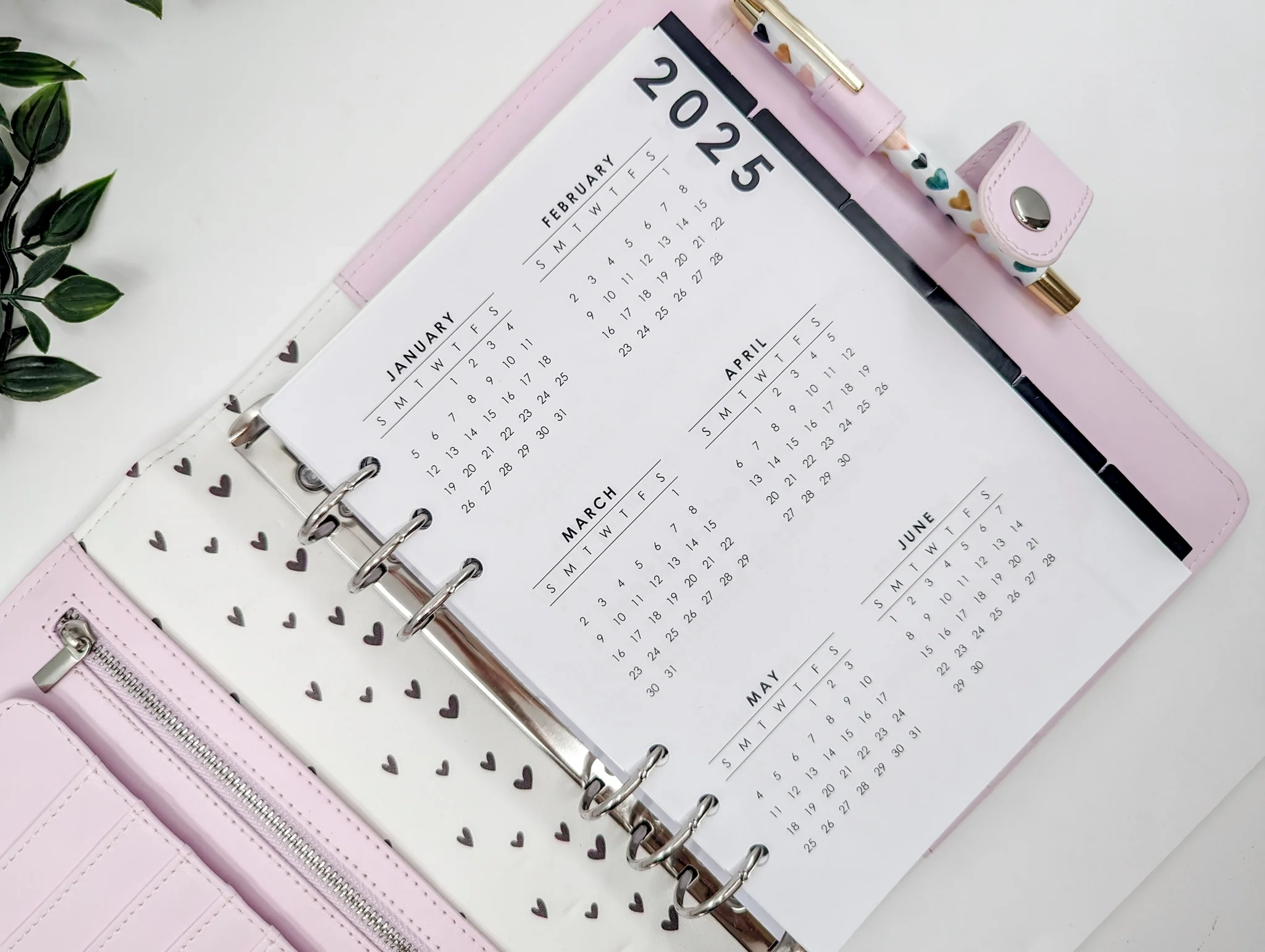 A5 Yearly Overview Planner Insert A5 Planner Refill By Planner 